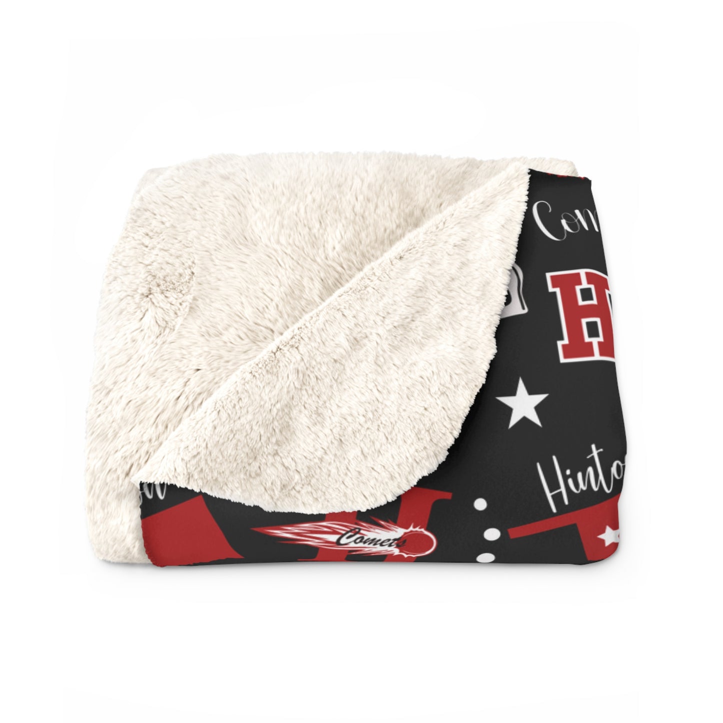 Hinton Comets Sherpa Fleece Blanket