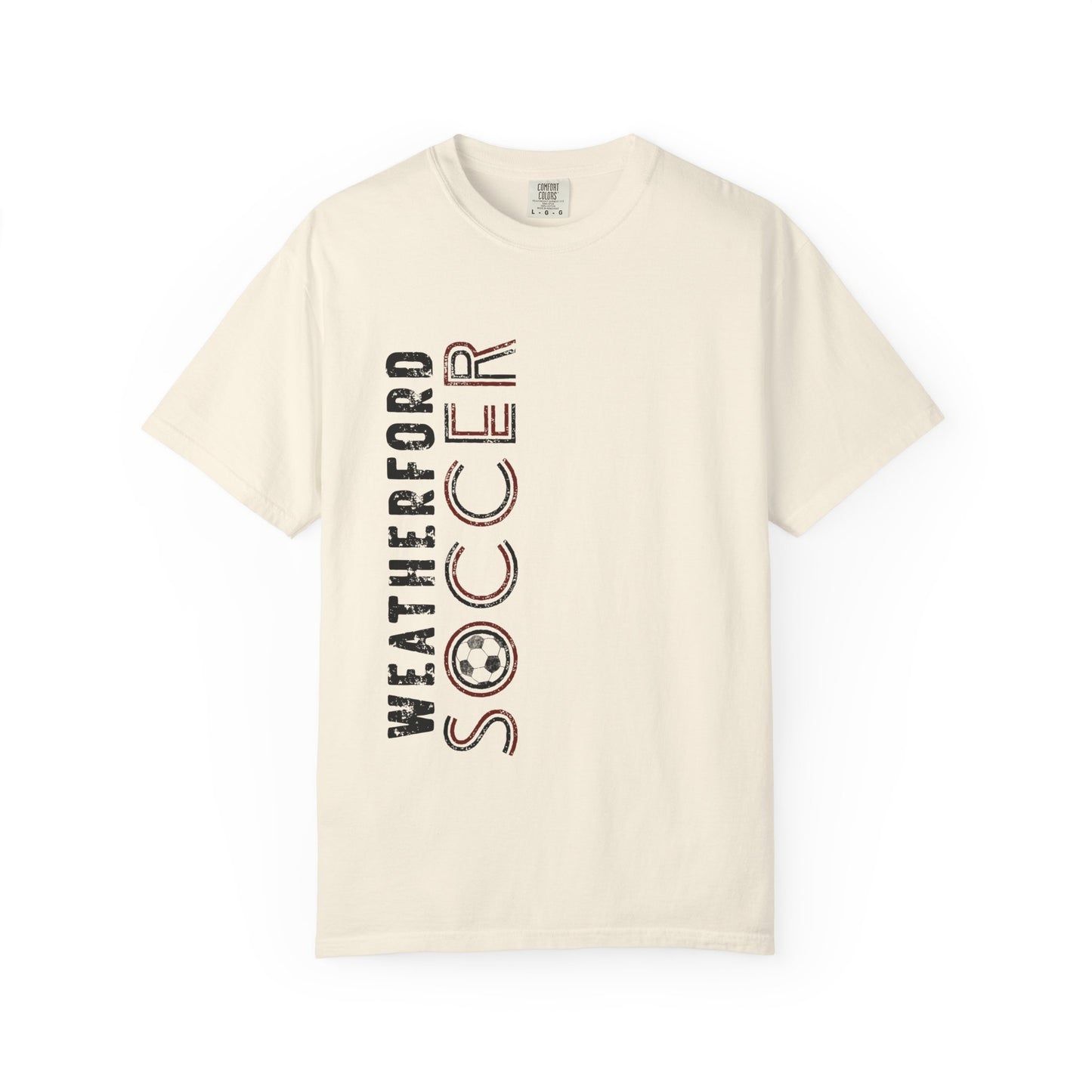 Weatherford Soccer Comfort Colors Tee Vertical