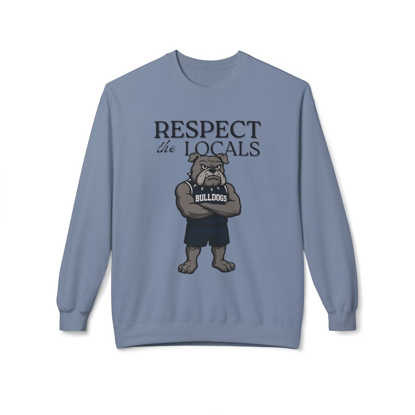 Respect the Locals Crewneck Bulldogs