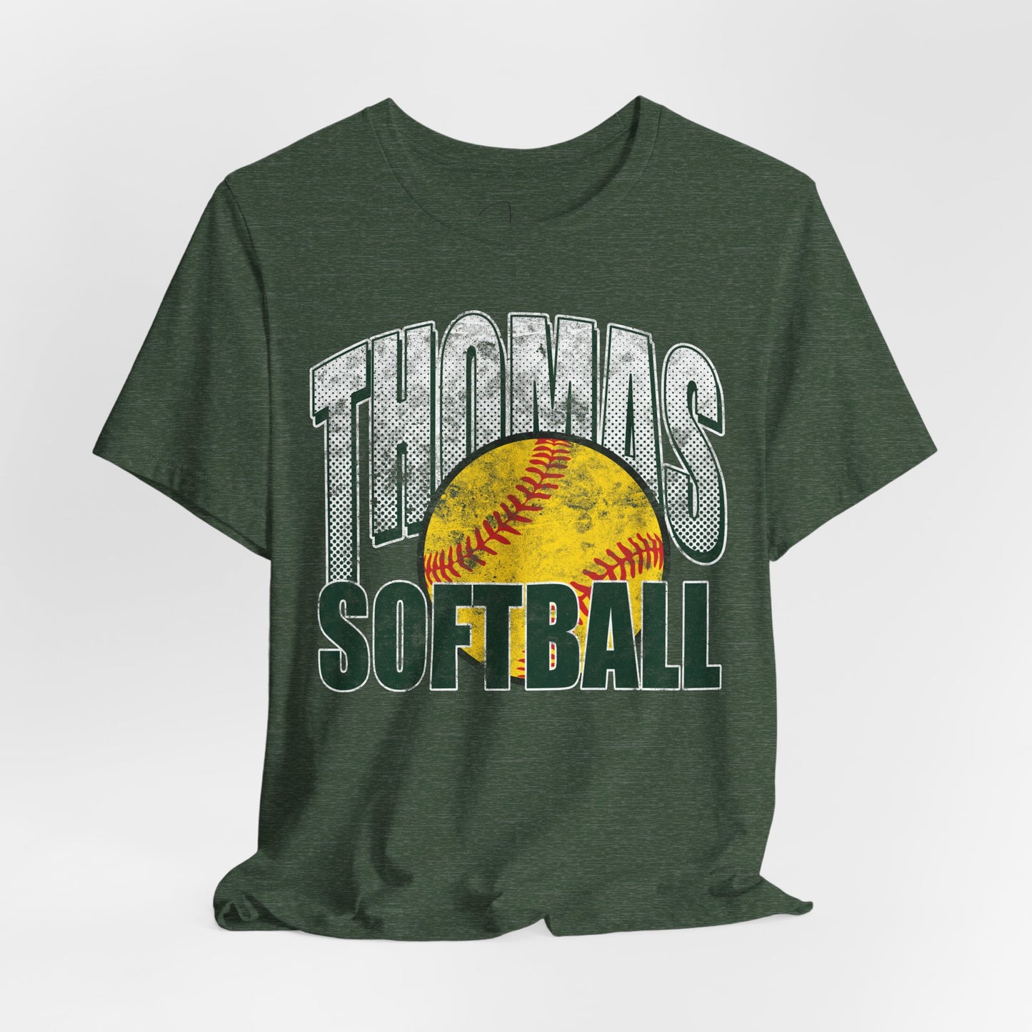 Thomas Softball Tee Bella Canvas