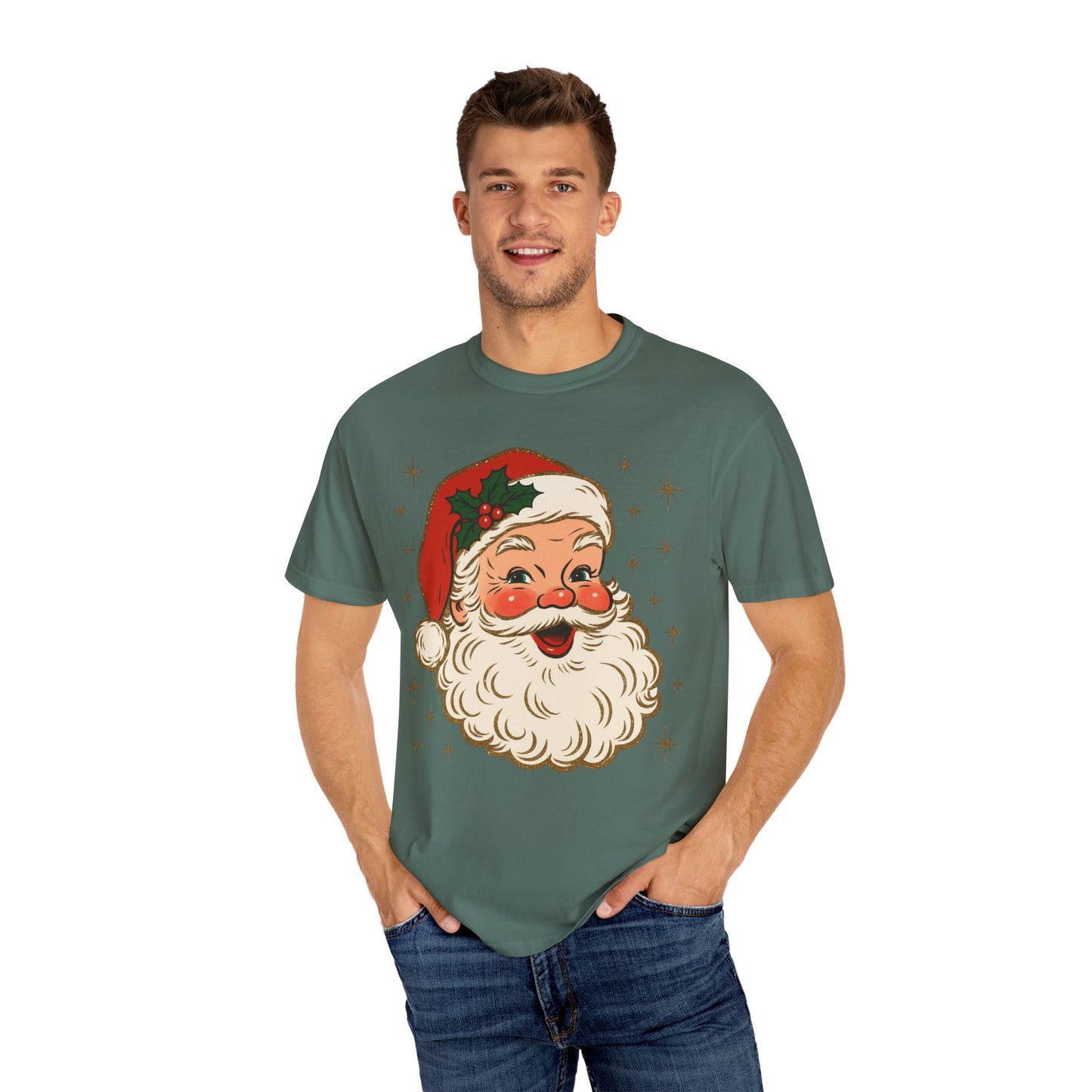 Retro Santa Comfort Colors Tee
