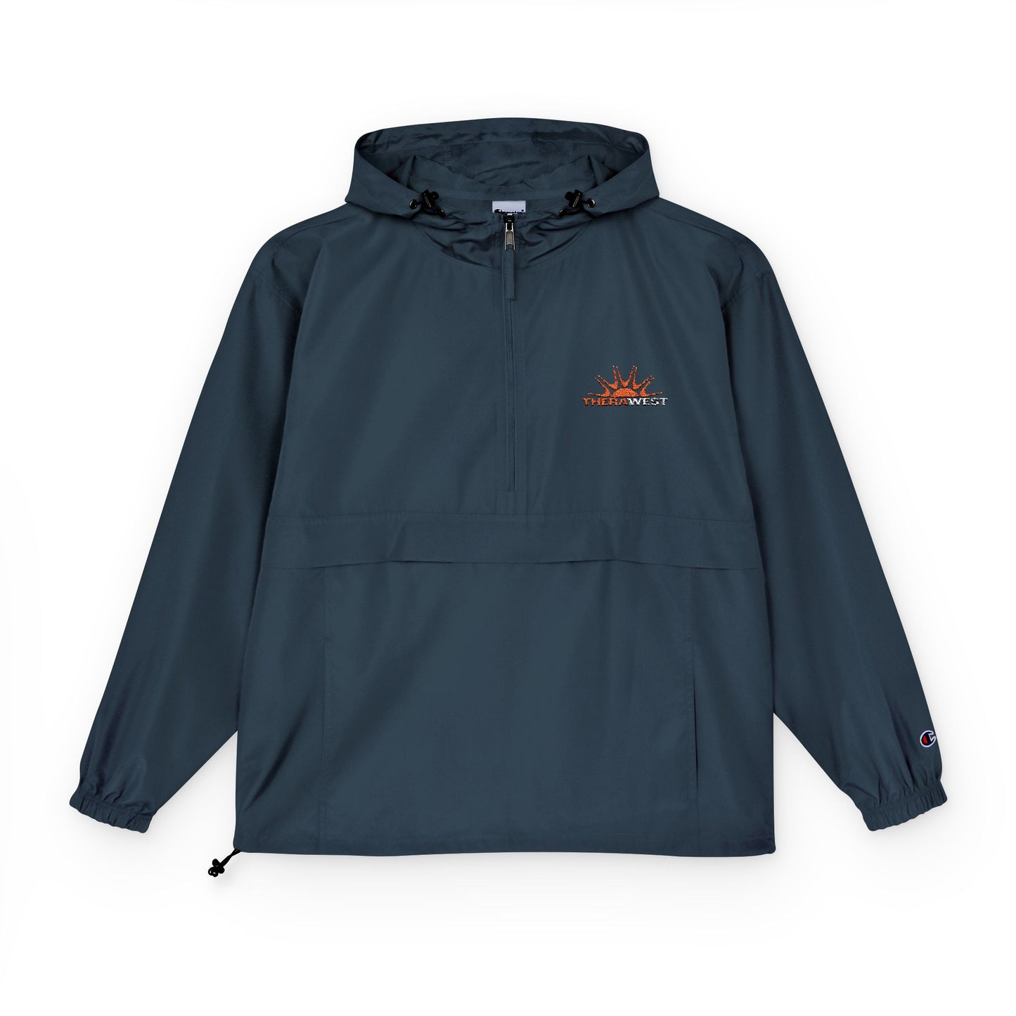 Embroidered Champion Packable Rain jacket TheraWest