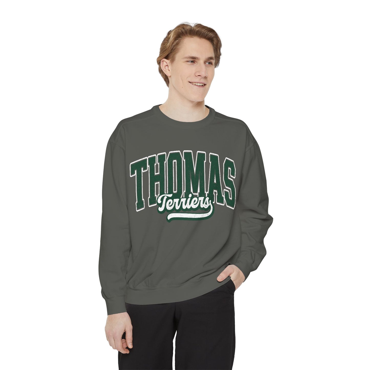 Retro heavy weight comfort colors sweatshirt Thomas