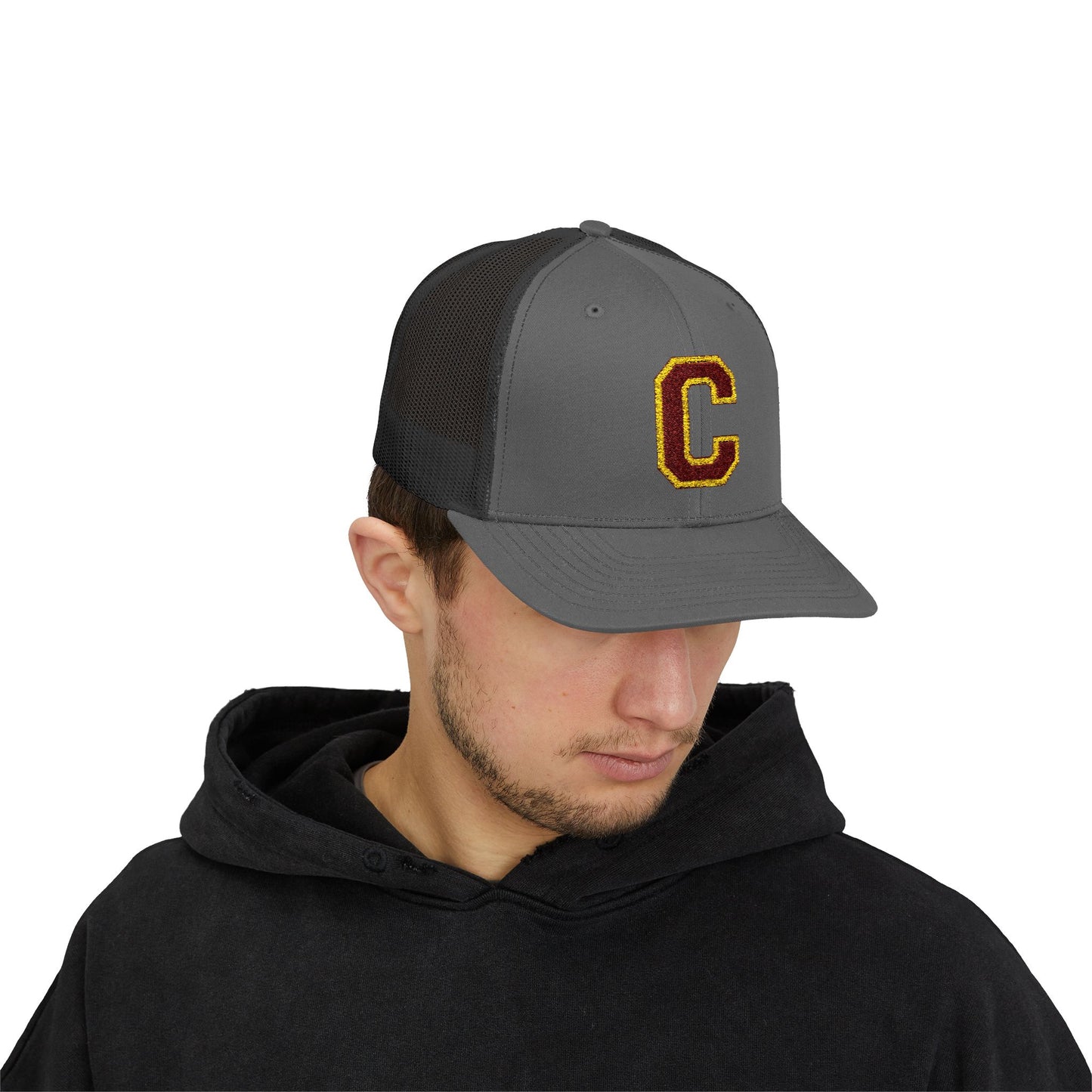 Snapback Trucker Cap Embroidered Clinton