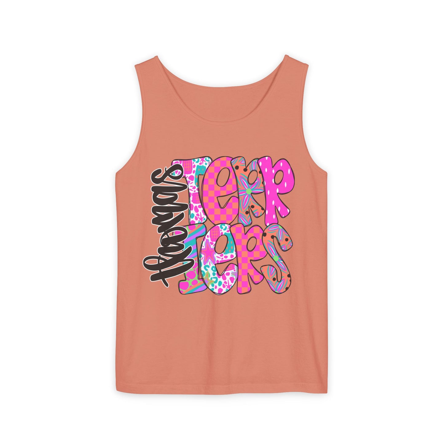 Thomas Terrier Stacked Tank Top Comfort Colors