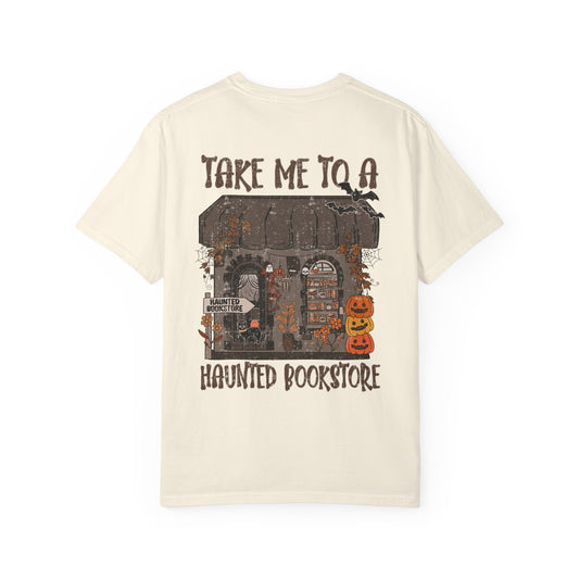 Take Me to a Haunted Bookstore Tee