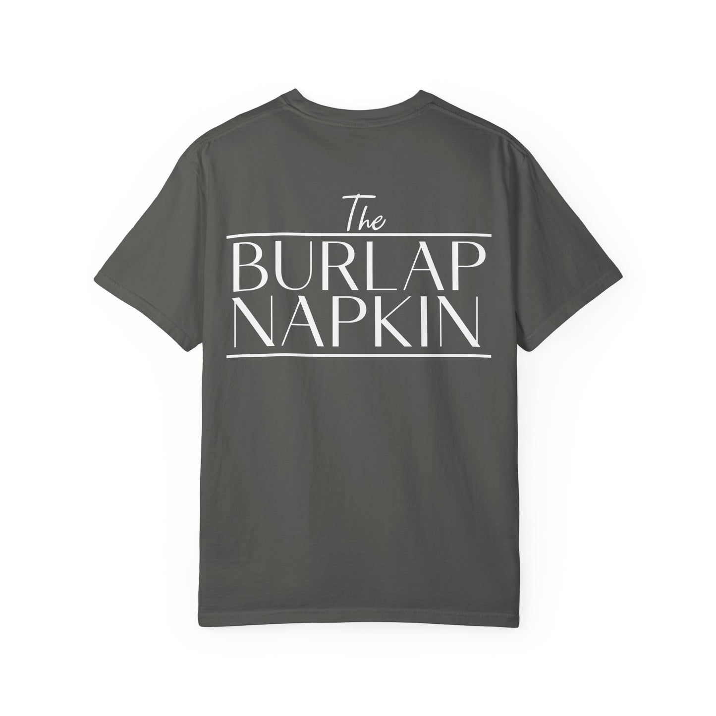 Burlap Napkin Comfort Colors Front/Back