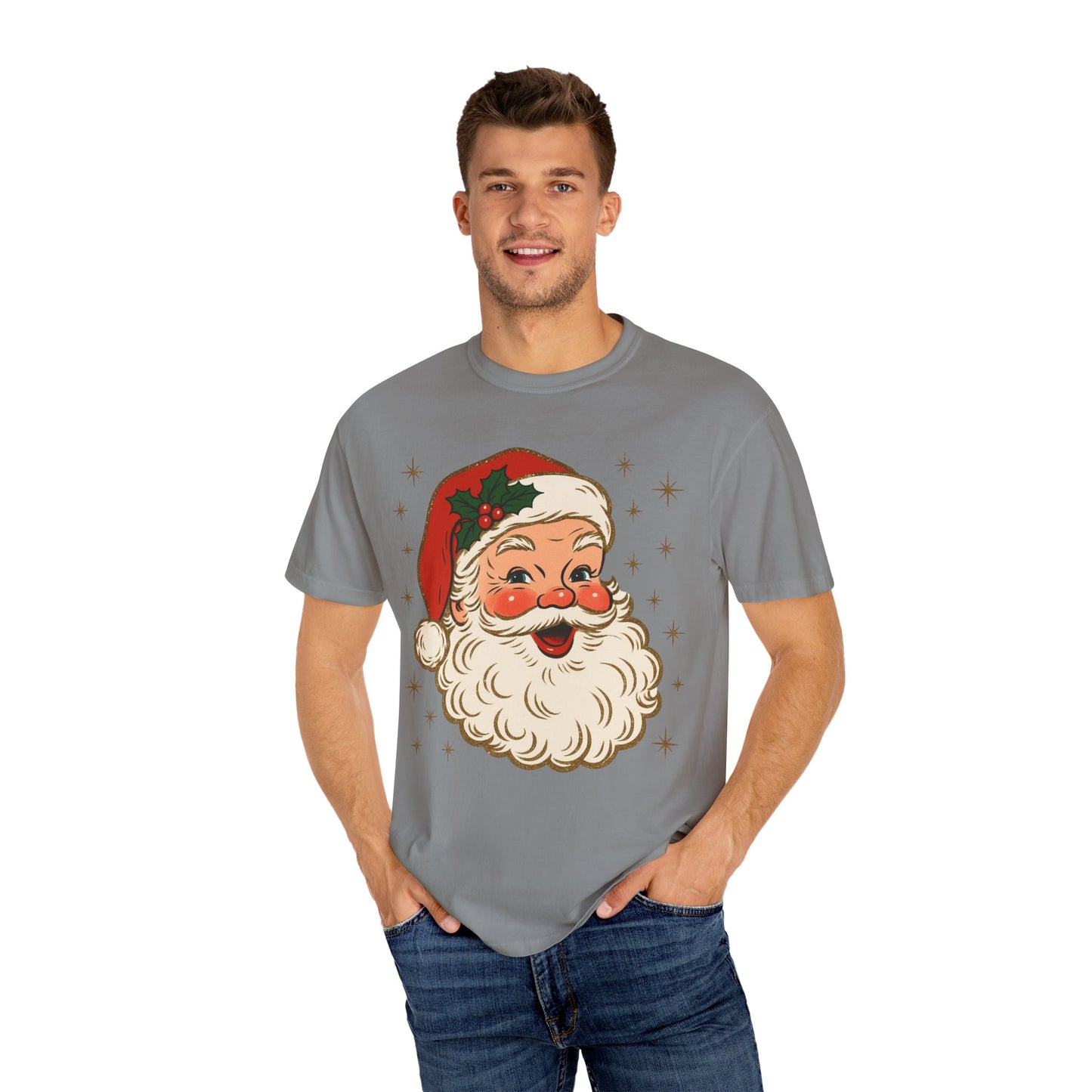 Retro Santa Comfort Colors Tee