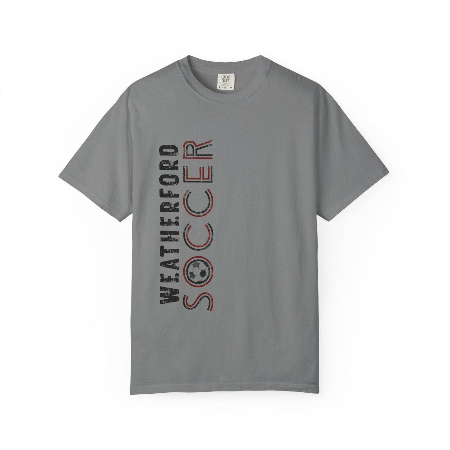 Weatherford Soccer Comfort Colors Tee Vertical