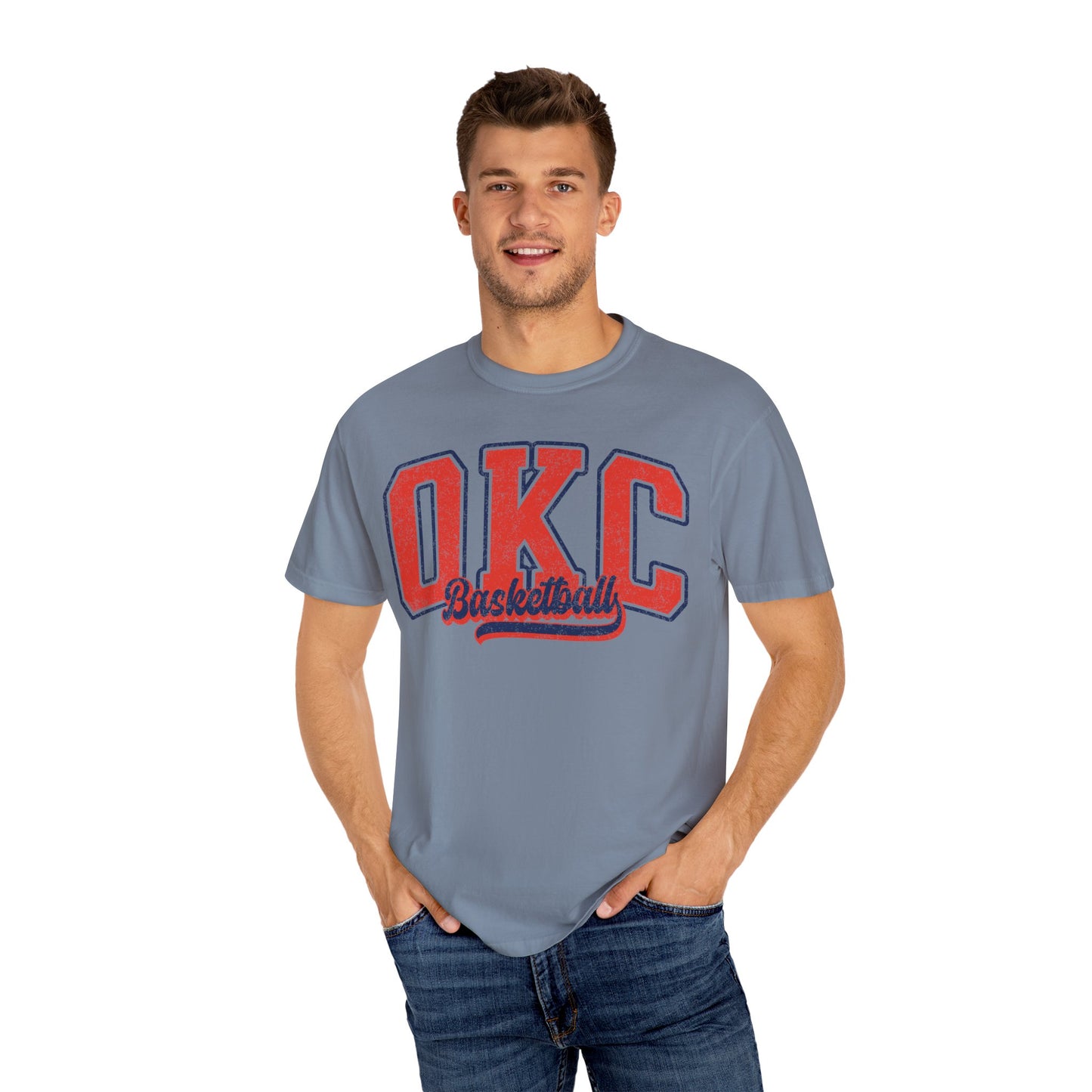 Retro comfort colors tee OKC
