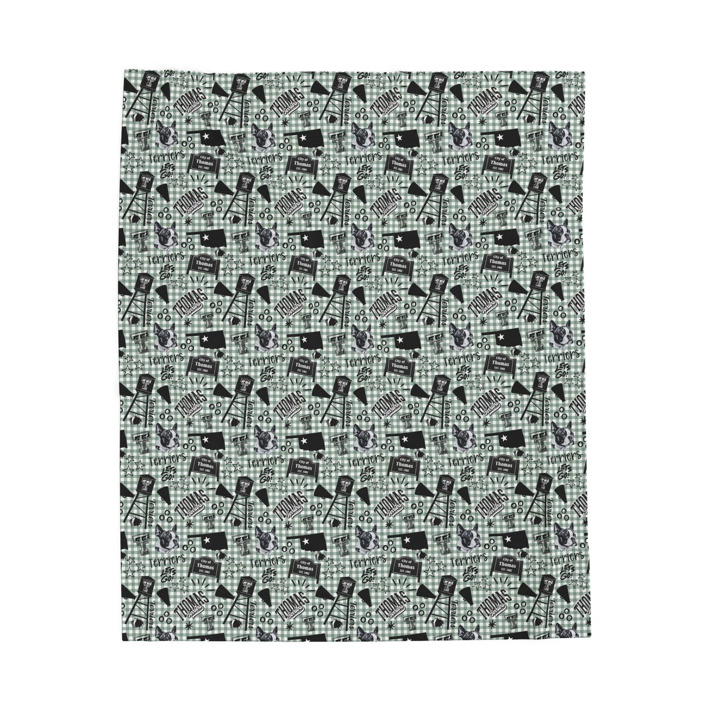 Thomas Terriers Velveteen Plush Blanket