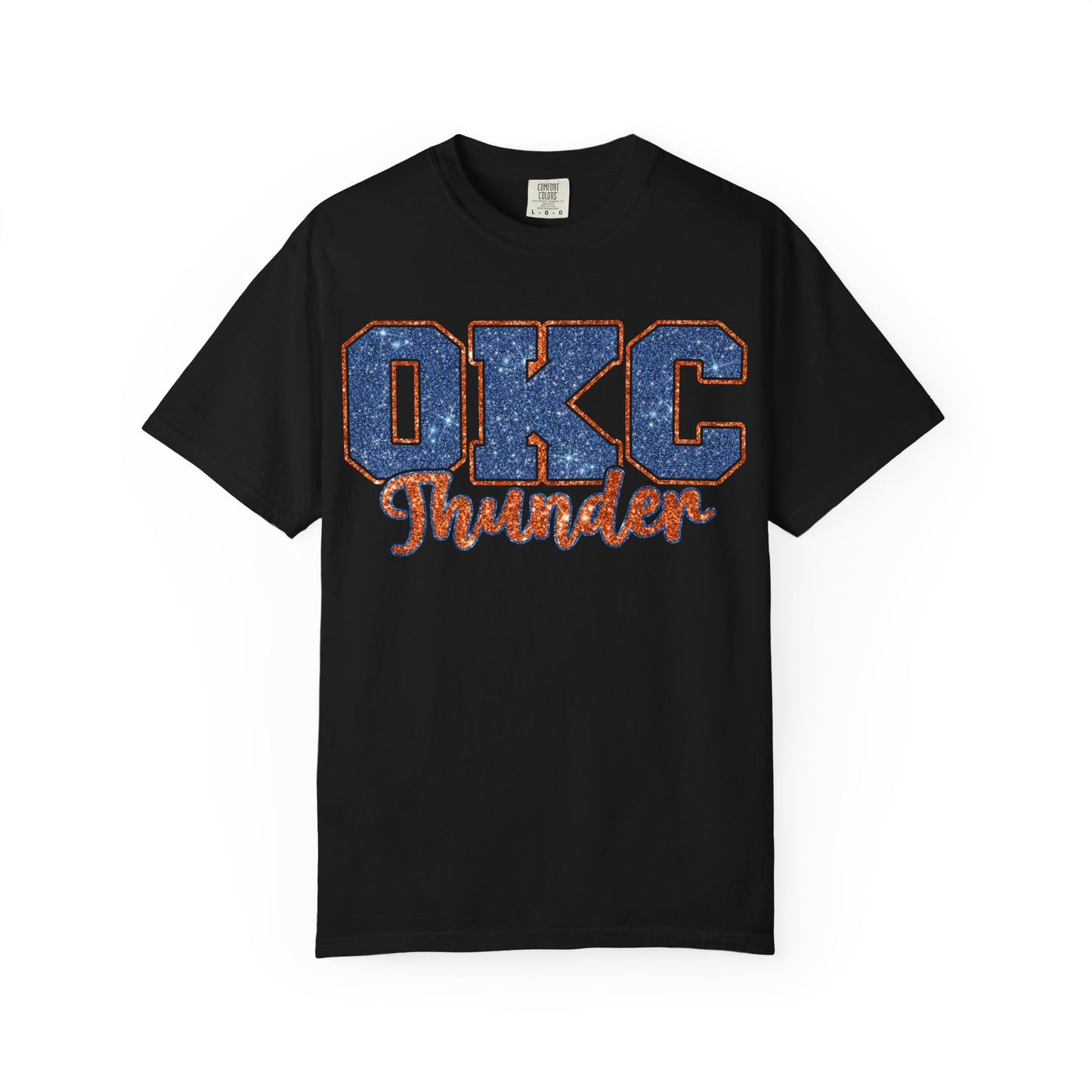 Faux Glitter OKC Tee