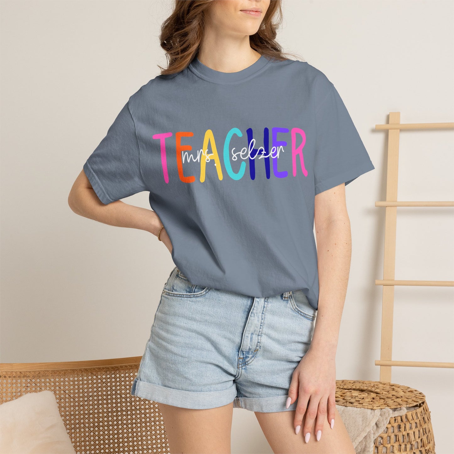 Custom Name Teacher Comfort Colors