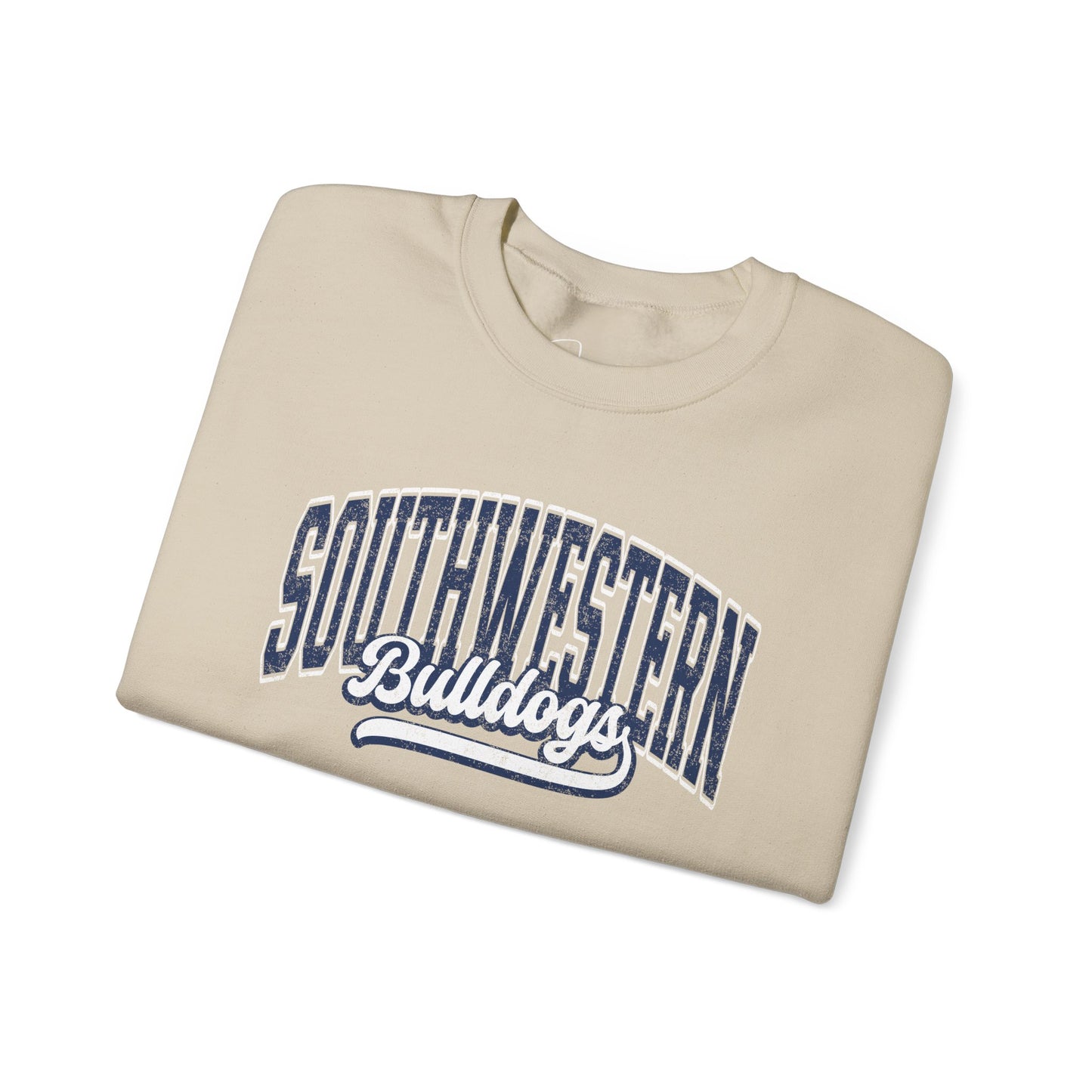 Retro bulldogs Heavy Blend™ Crewneck Sweatshirt