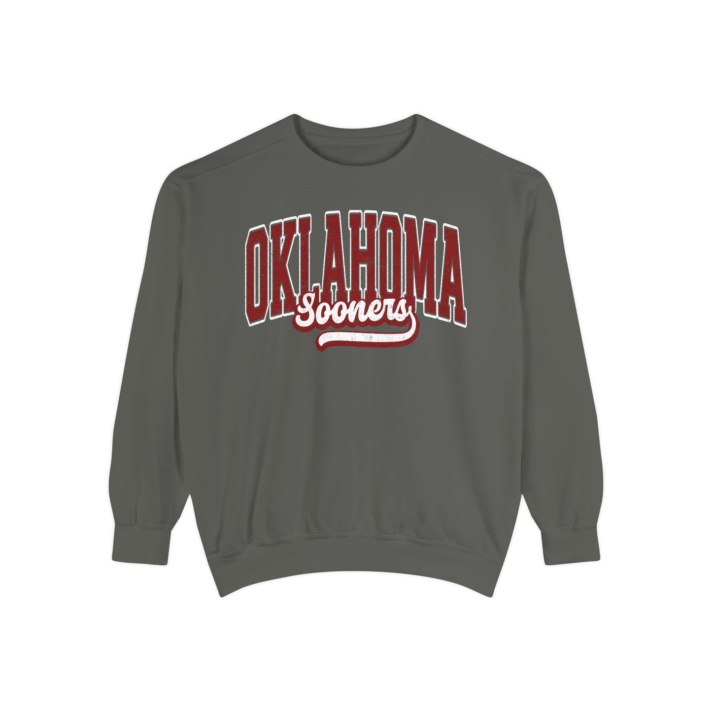 Retro Oklahoma Crewneck Comfort Colors Heavy Weight