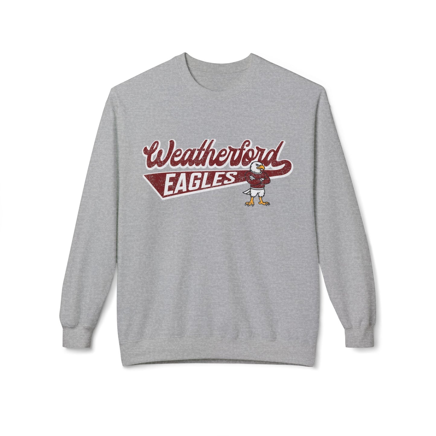 Weatherford Eagles Softstyle Fleece Crewneck Sweatshirt