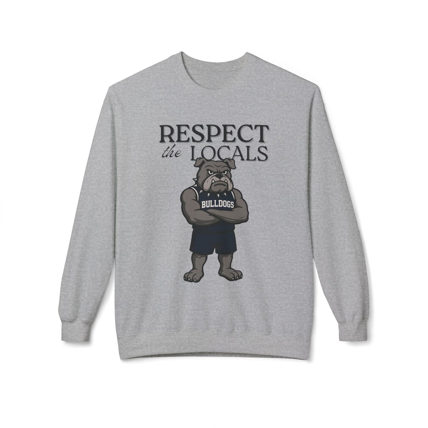 Respect the Locals Crewneck Bulldogs