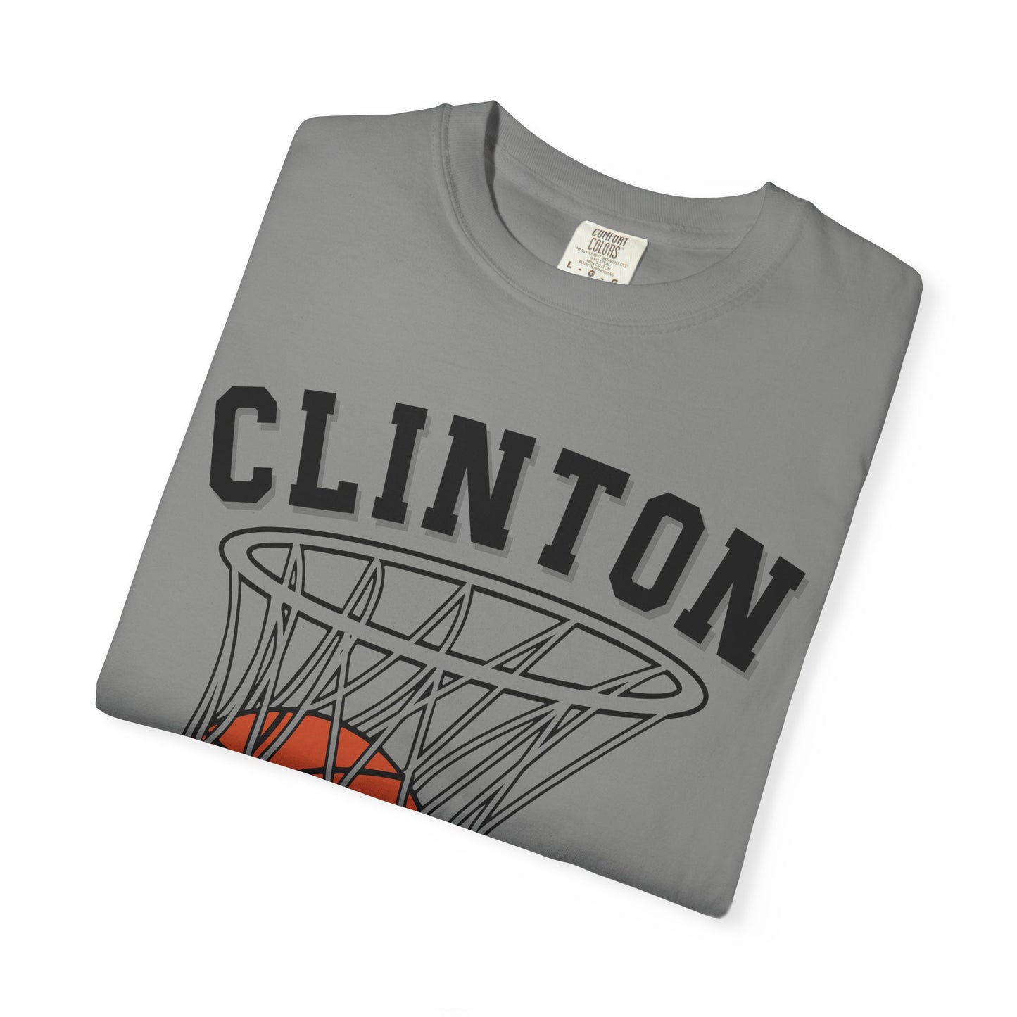 Clinton Basketball Comfort Colors Tee
