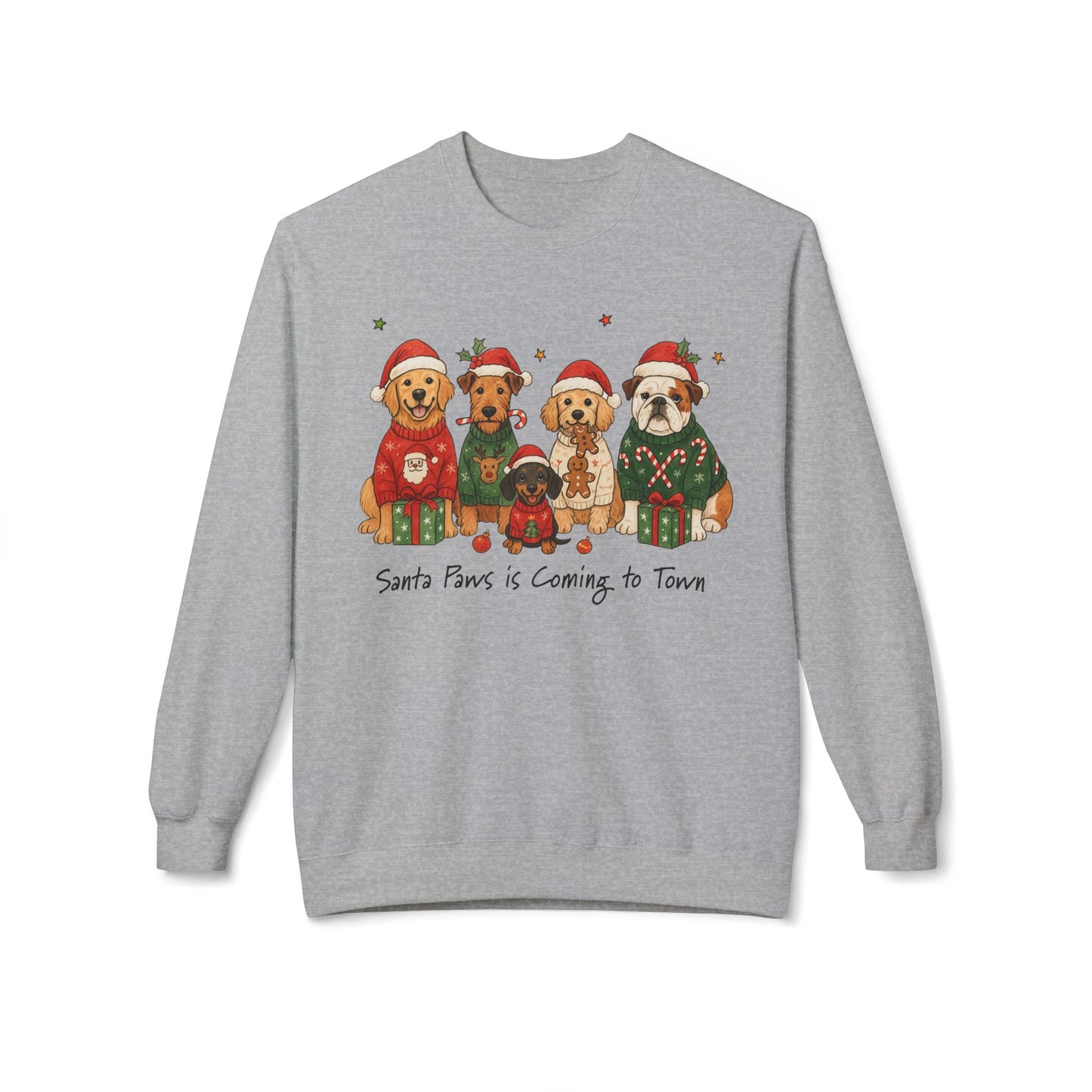 Santa Paws is Coming to Town Crewneck