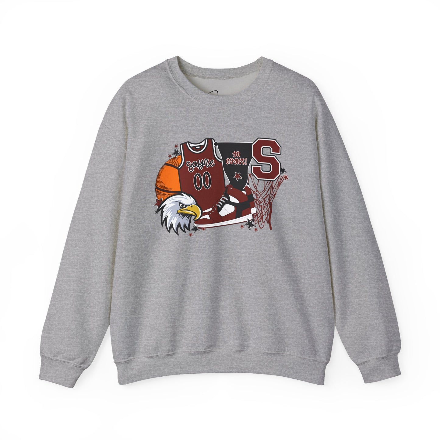 Limited Time Sayre Eagles Custom Jersey Crewneck