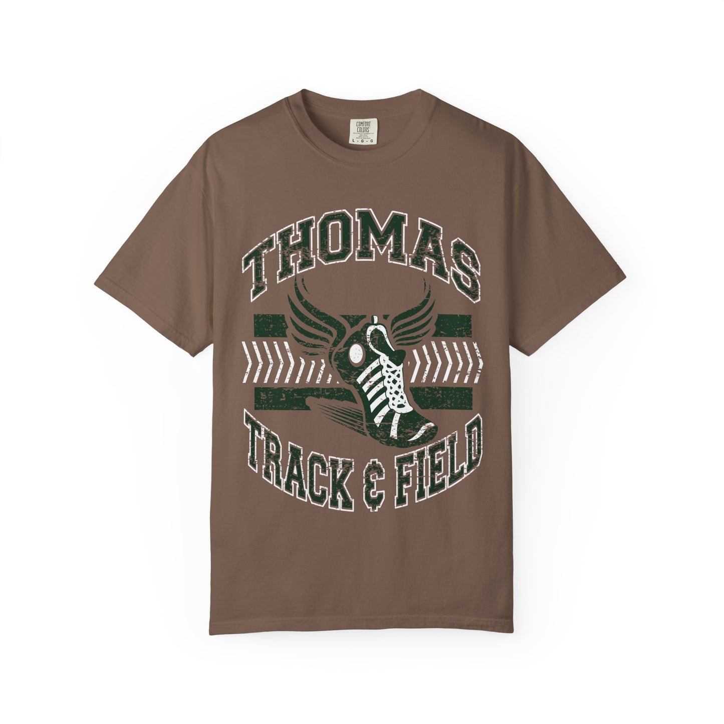 Thomas Track and Field Comfort Colors Tee