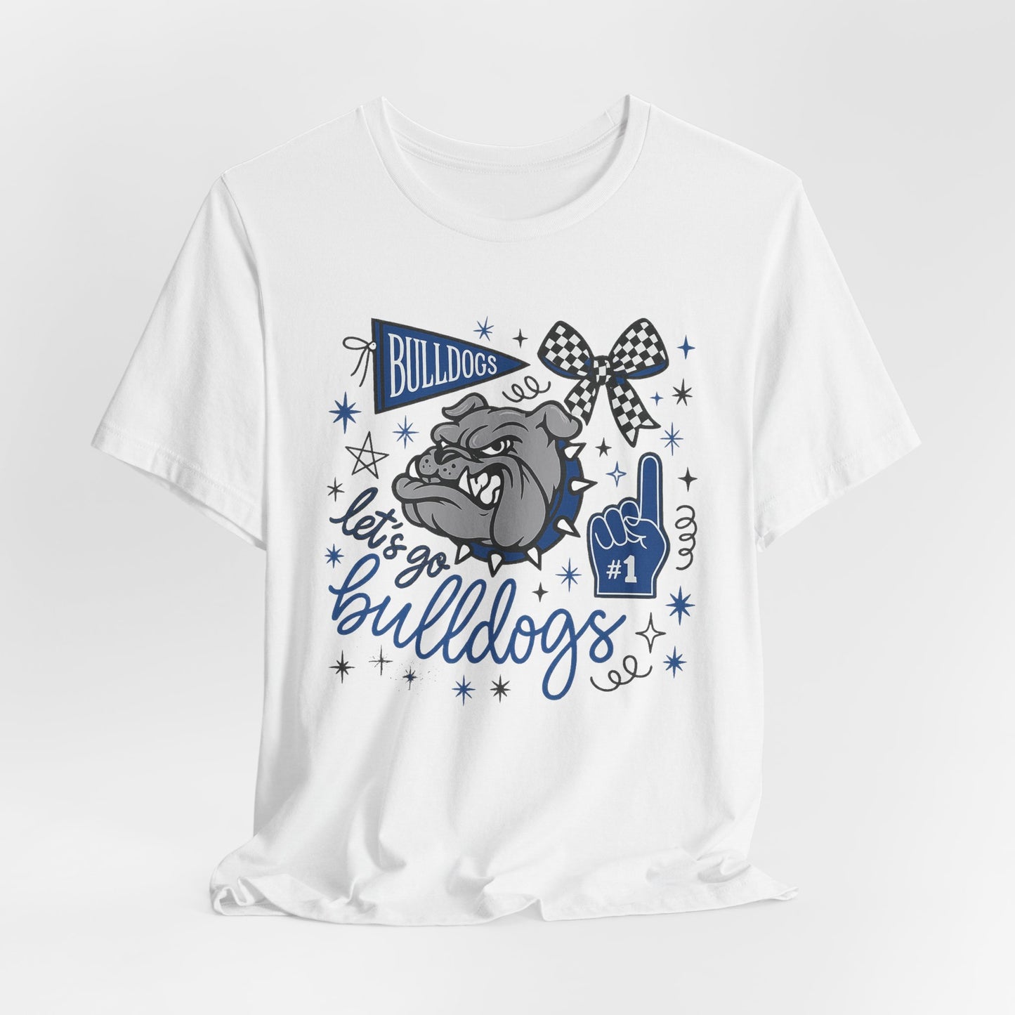 Lets Go Bulldogs Bella Canvas Tee