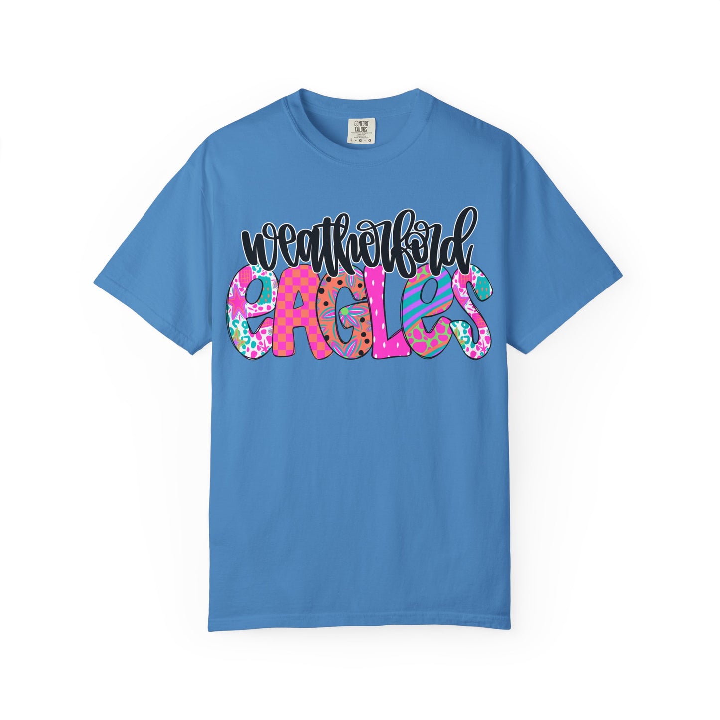 Weatherford Eagles Funky Comfort Colors Tee