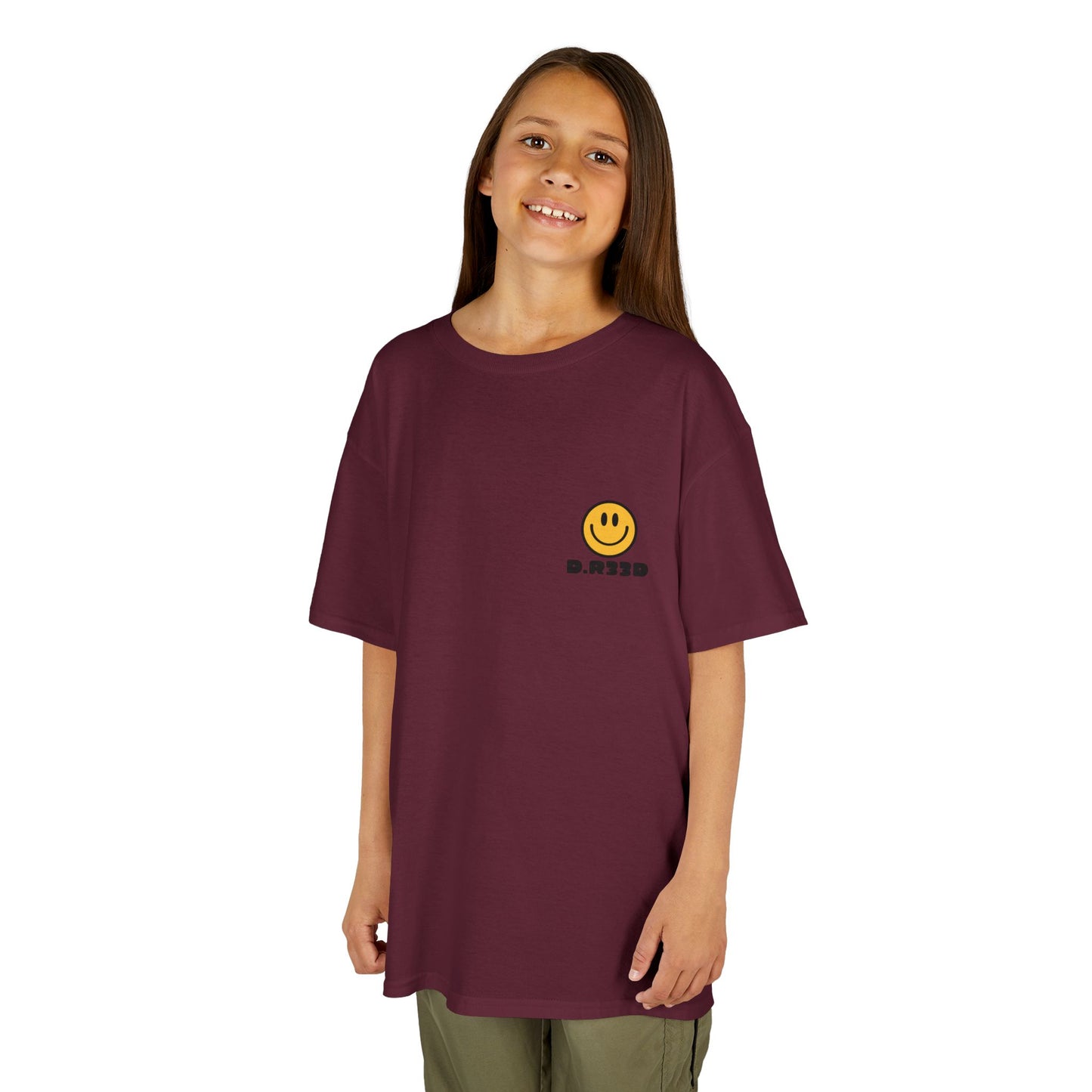 Youth I Woke Up Feeling Happy Front Back Tee