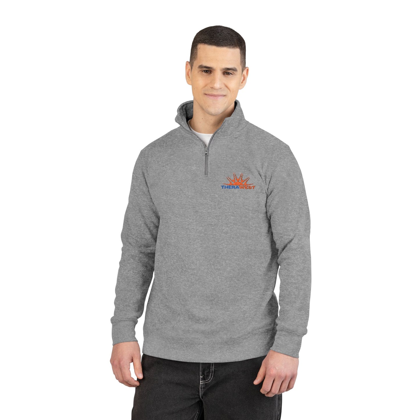 Embroidered Fleece Pullover TheraWest