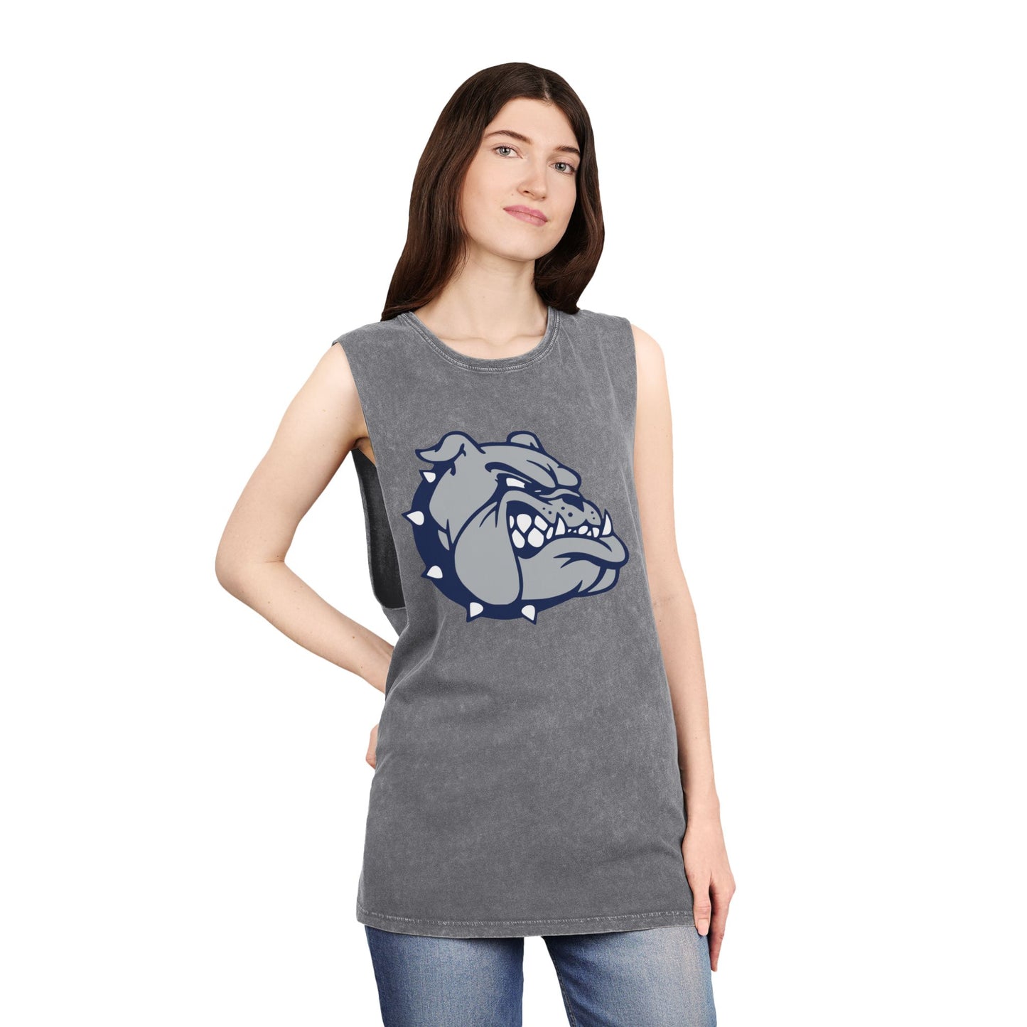 Bulldogs Stonewash Tank Top