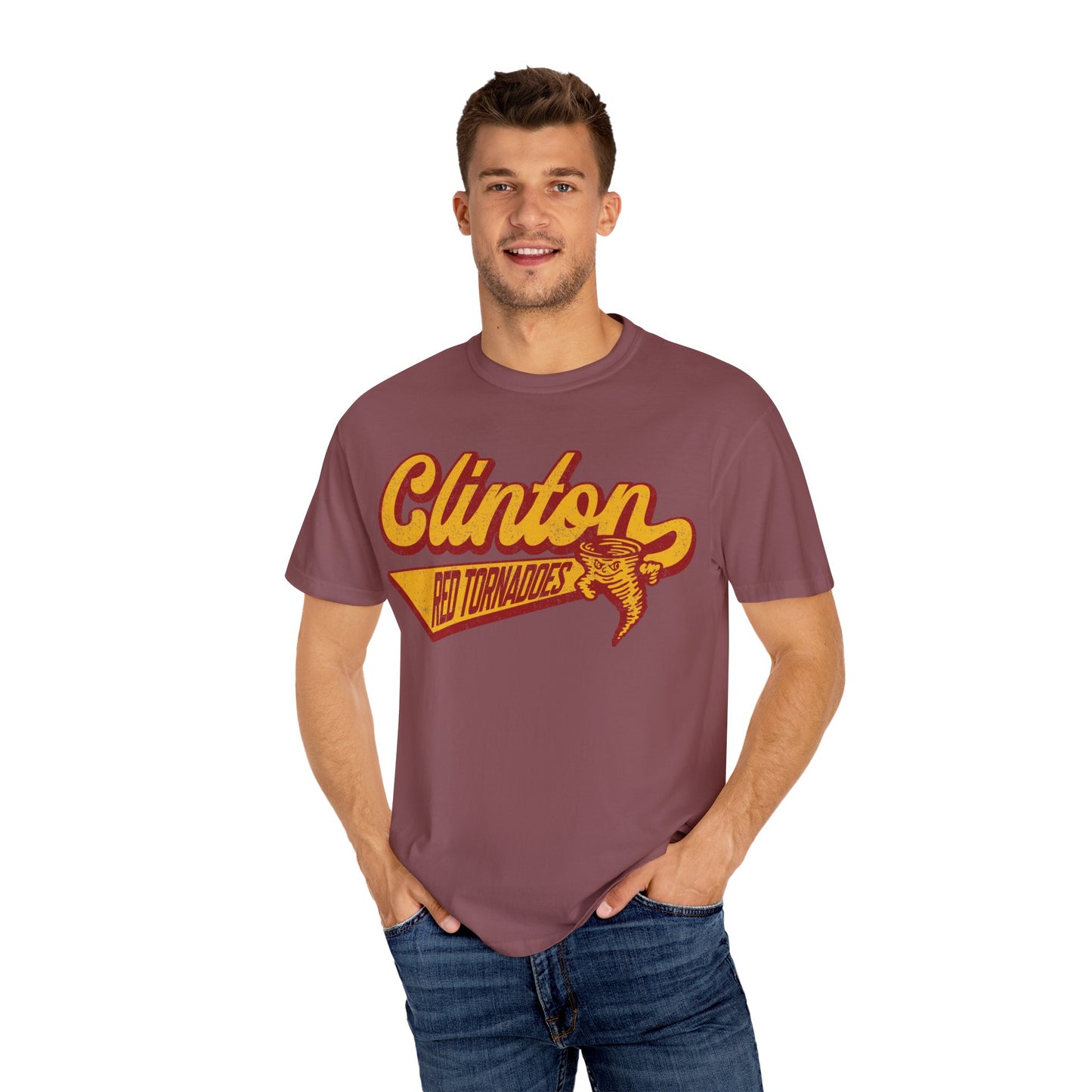 Retro Clinton Tee w/ mascot