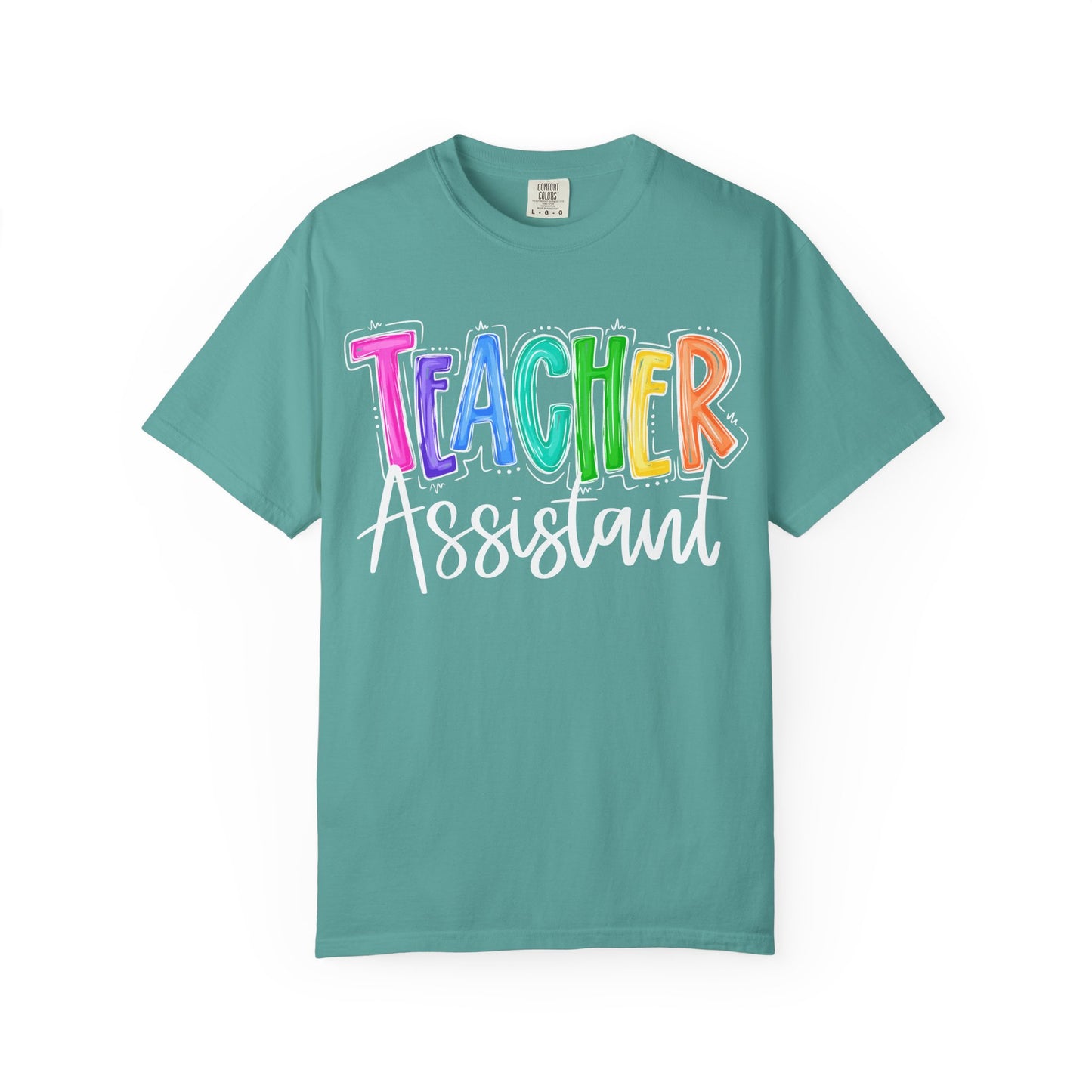 Teacher Assistant Comfort Colors Tee