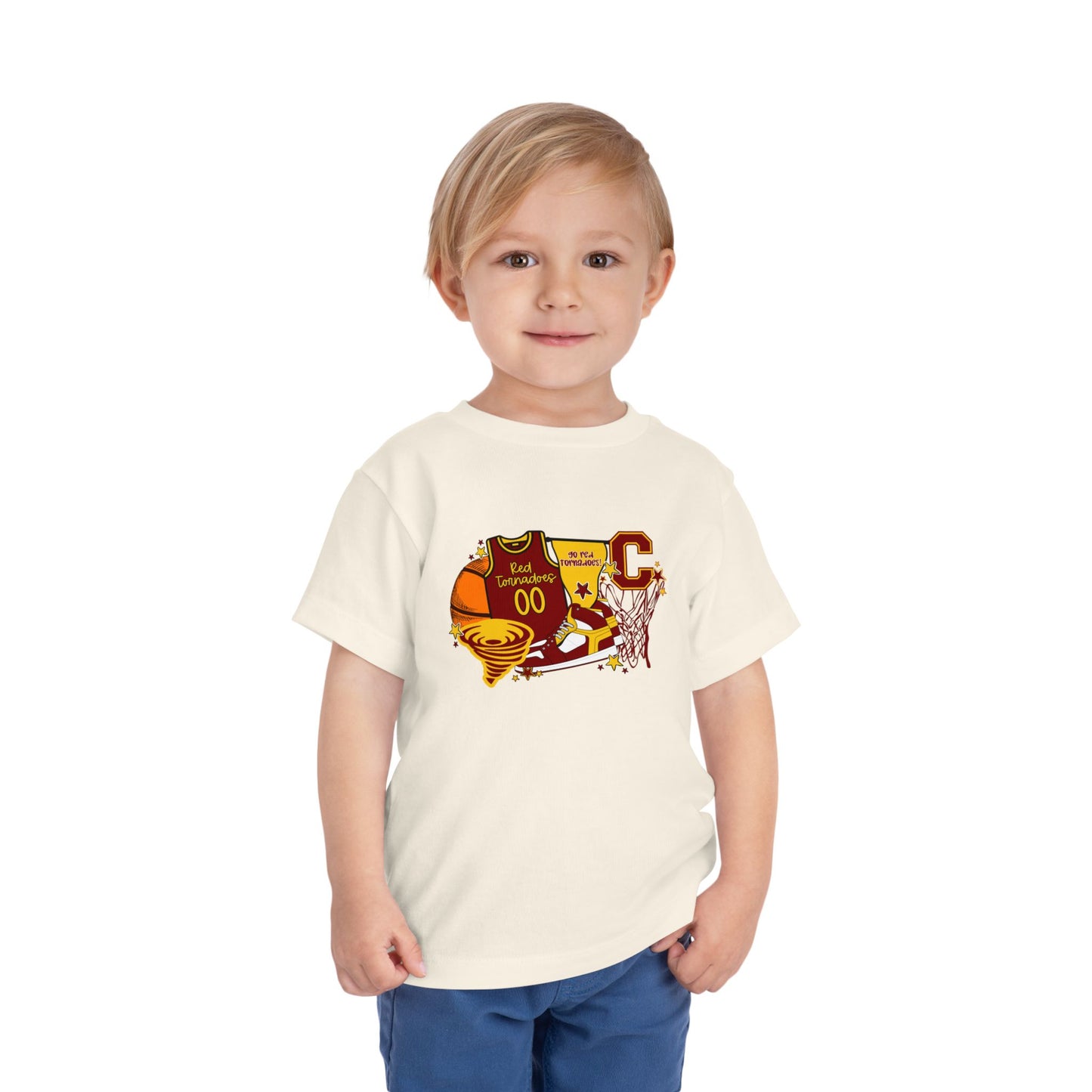 Limited Time Toddler Clinton Red Tornadoes Custom Jersey Tee