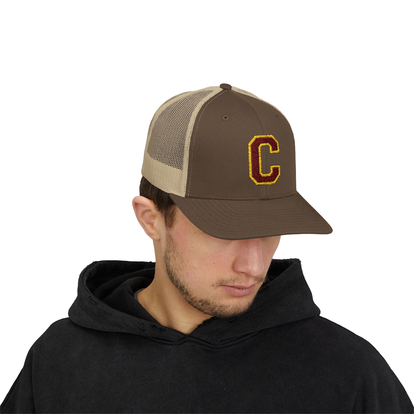 Snapback Trucker Cap Embroidered Clinton