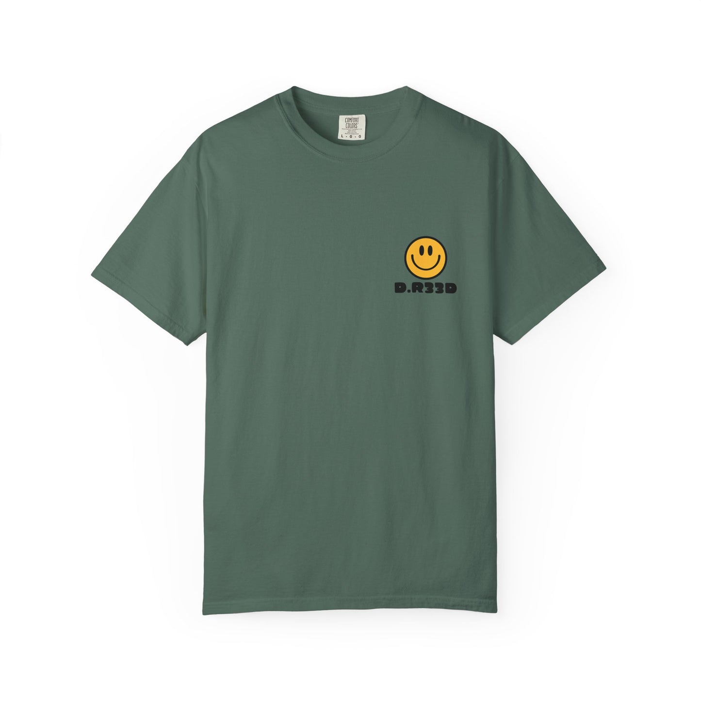 D.R33D Smiley Comfort Color Front Back