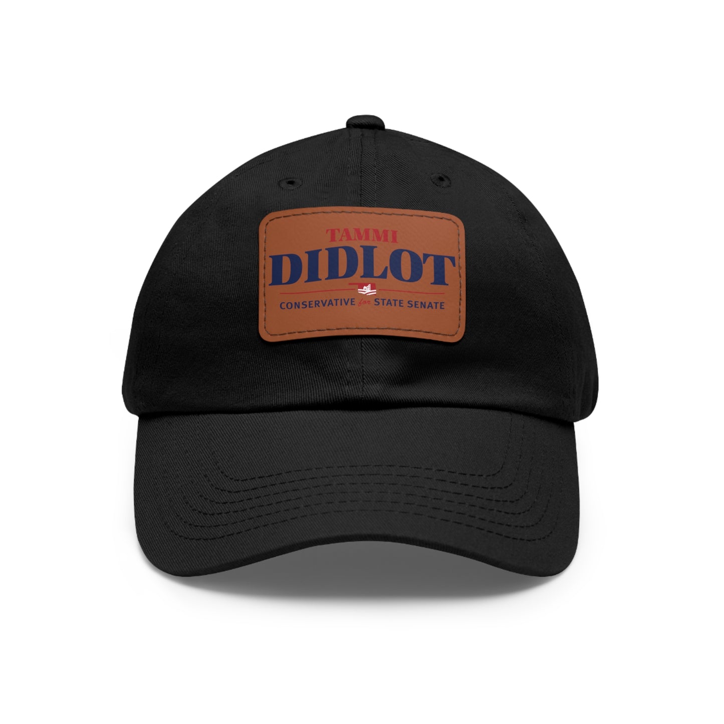 Leather Patch Hat (Rectangle)