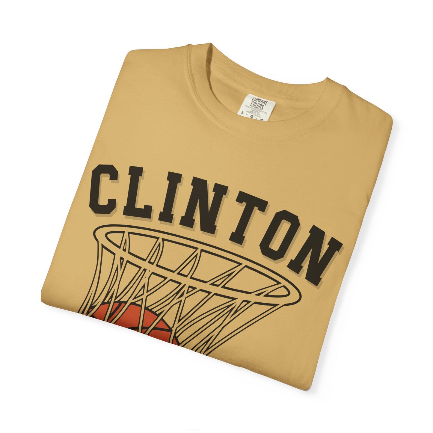 Clinton Basketball Comfort Colors Tee