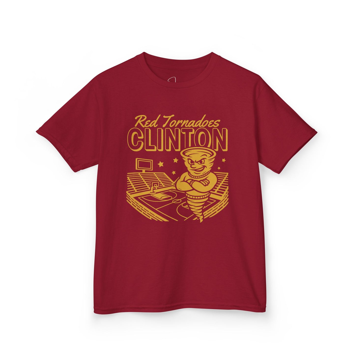Youth Clinton Red Tornadoes Basketball Tee