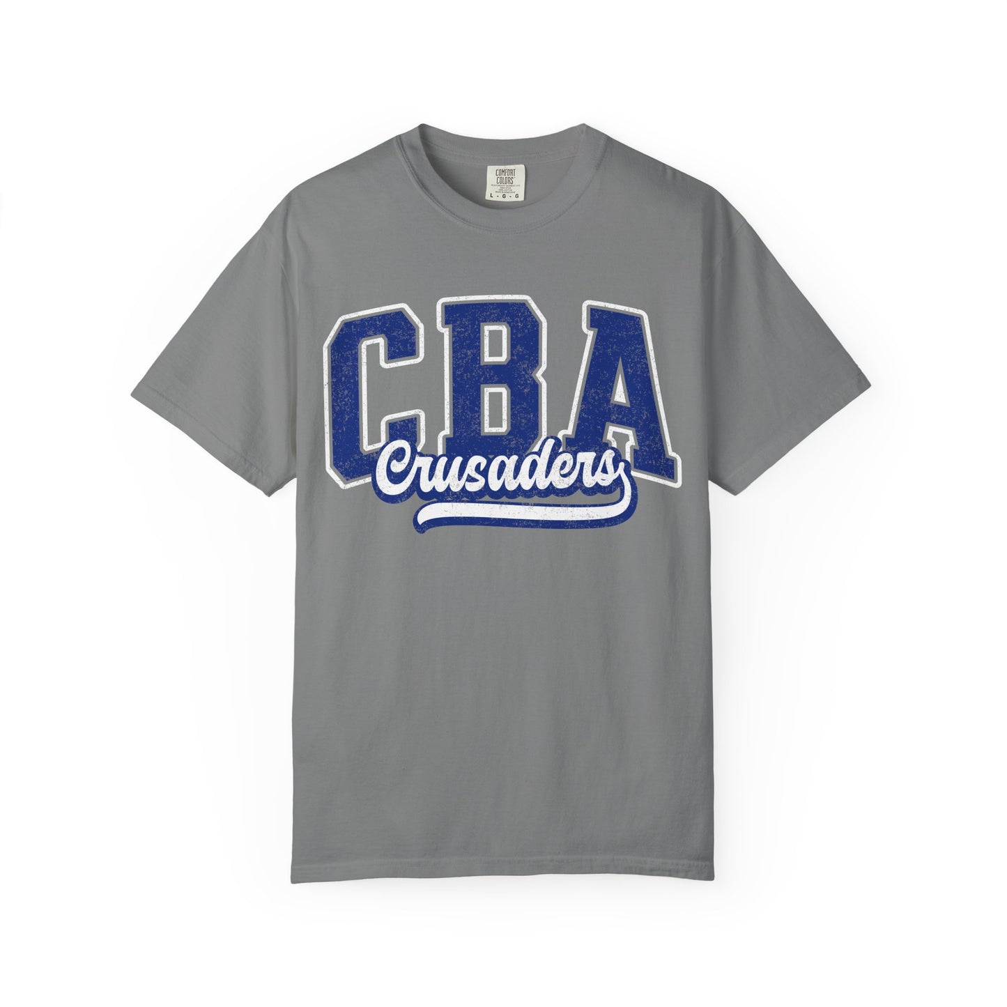 CBA Crusaders Varsity Text Comfort Colors
