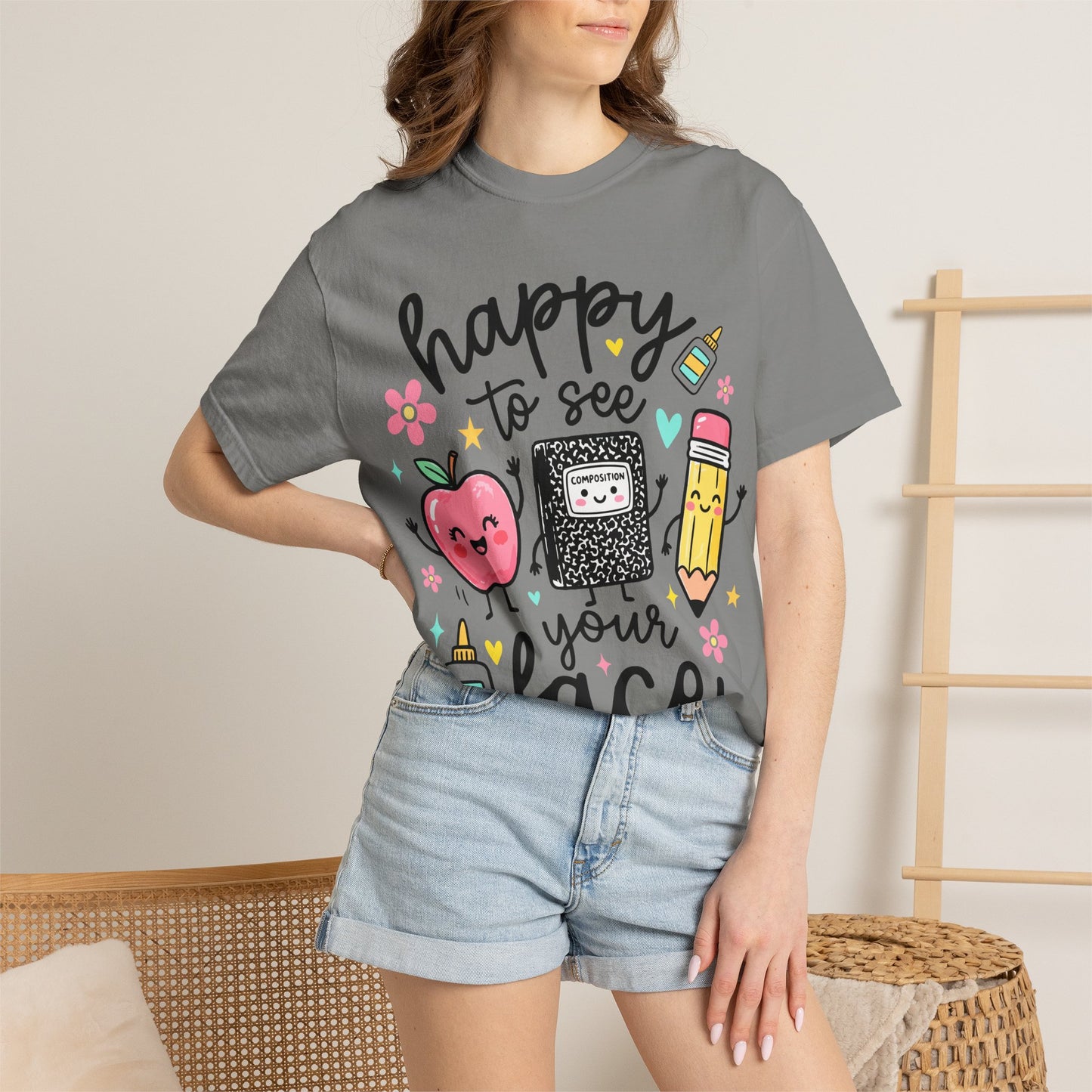 Happy to see your face version 2 comfort colors