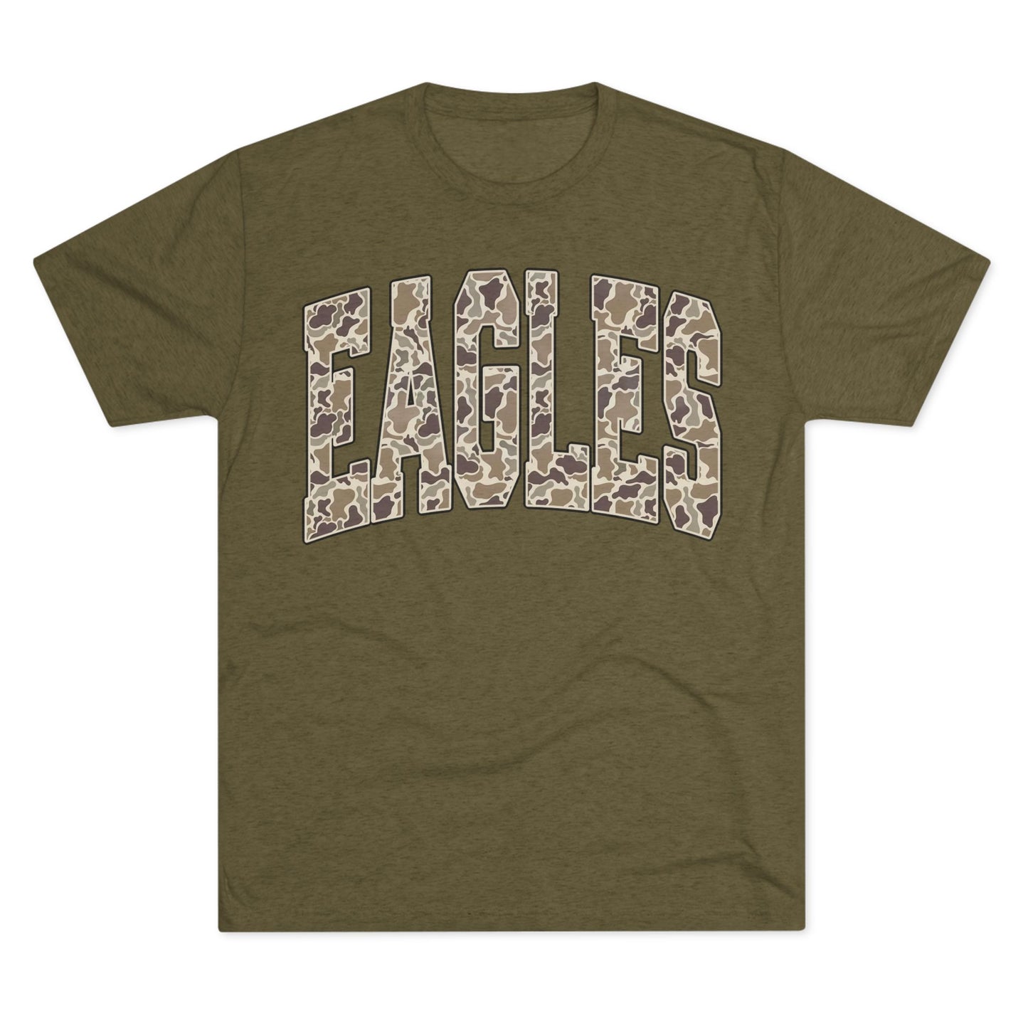 Eagles Camo Triblend Tee