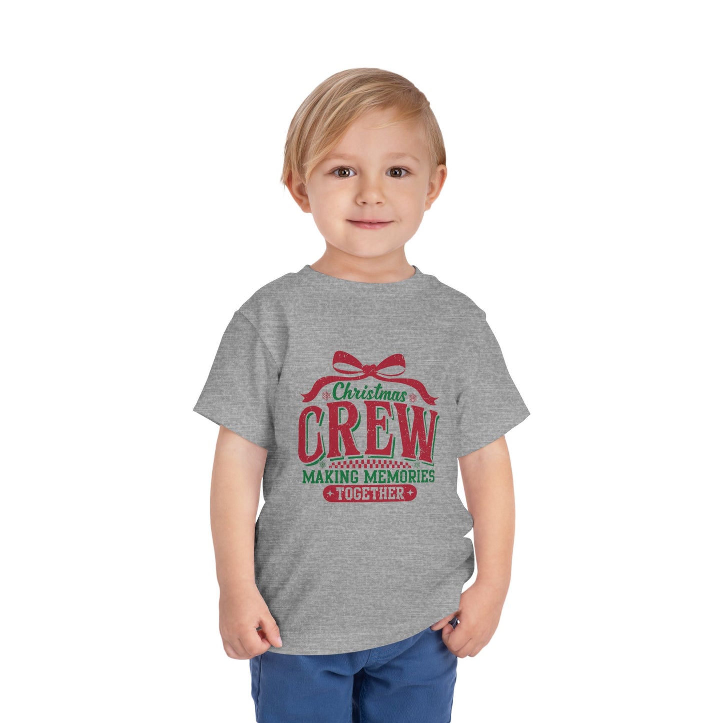 Toddler Short Sleeve Tee Christmas Crew