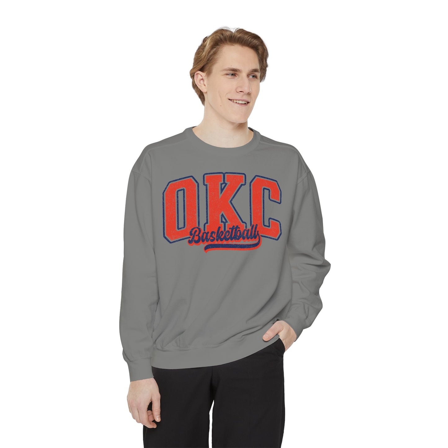 OKC Retro Heavy Weight Comfort Colors Crewneck