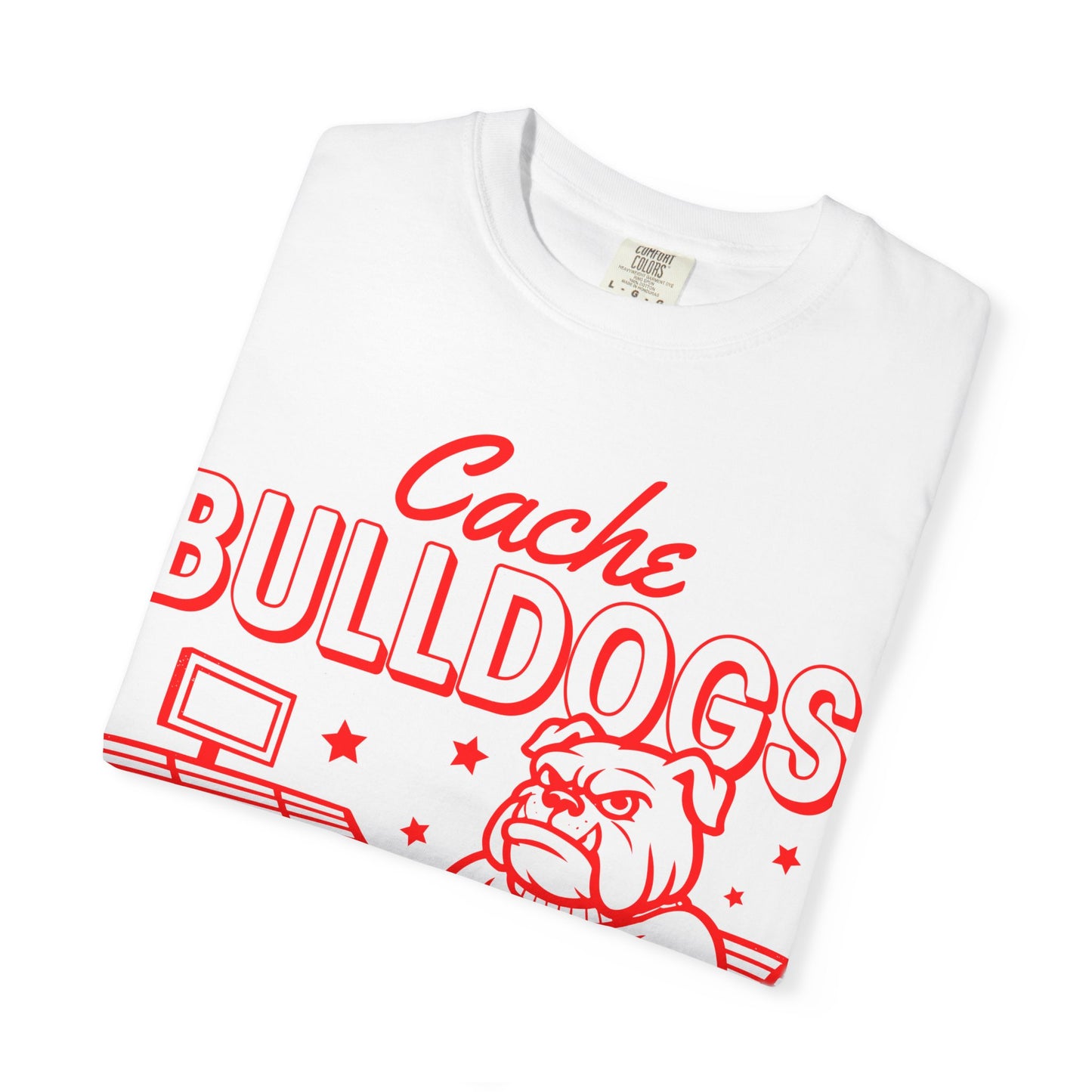 Cache Bulldogs Basketball Comfort Colors Tee