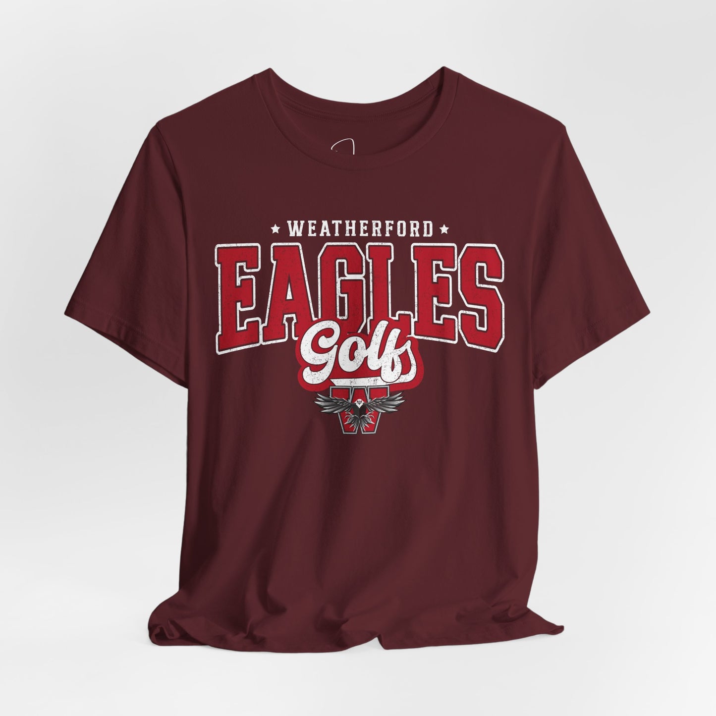 Weatherford Eagles Golf Bella Canvas Tee