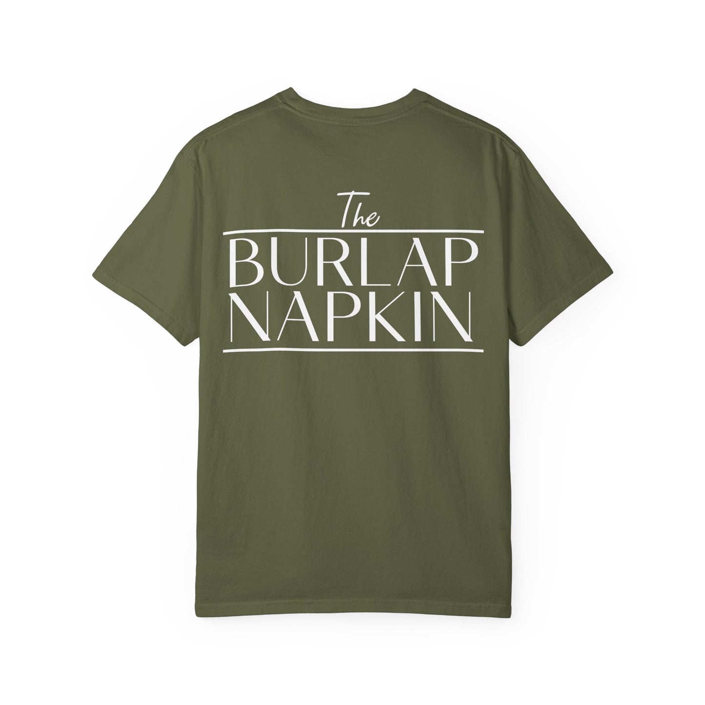 Burlap Napkin Comfort Colors Front/Back