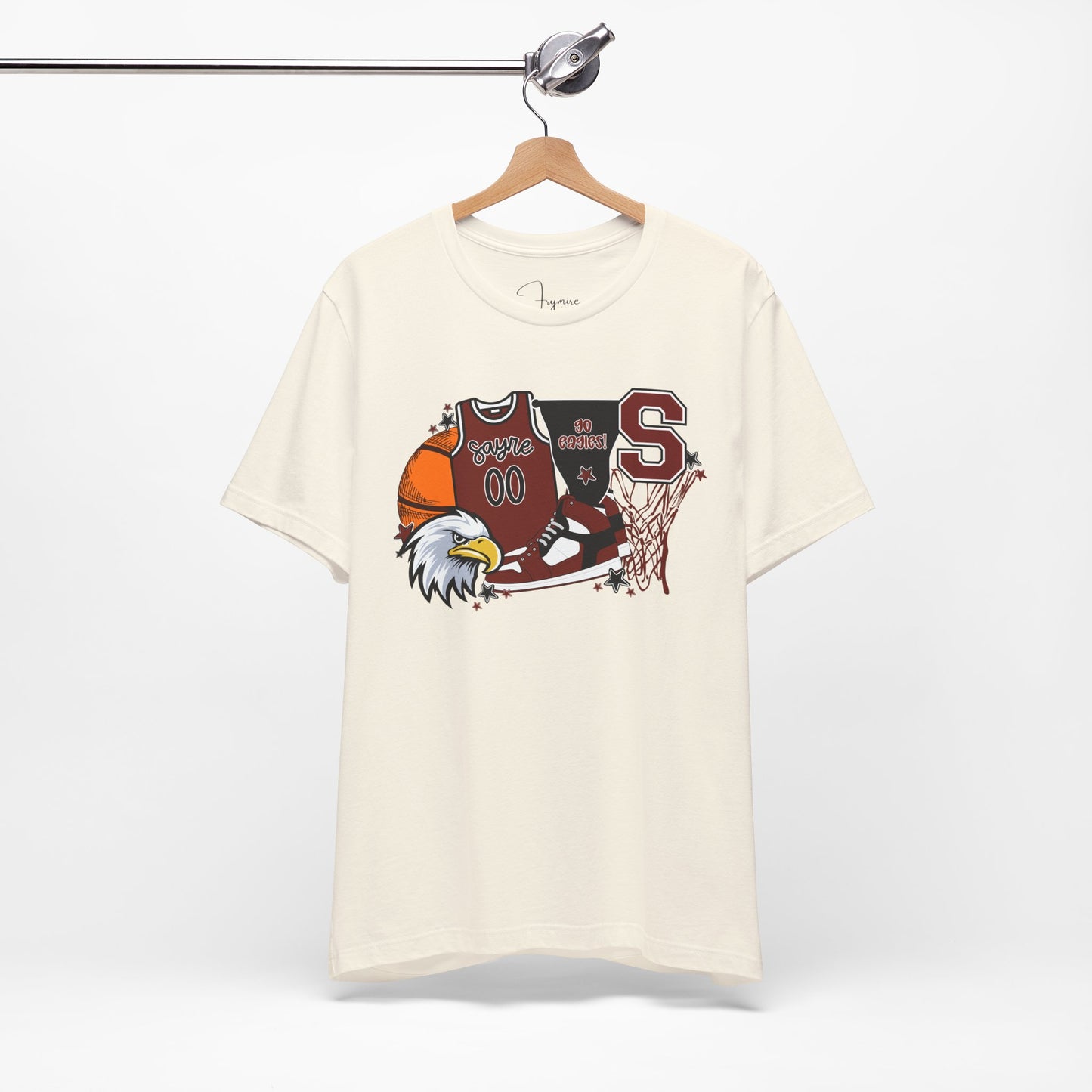Limited Time Sayre Eagles Custom Jersey Bella Canvas Tee