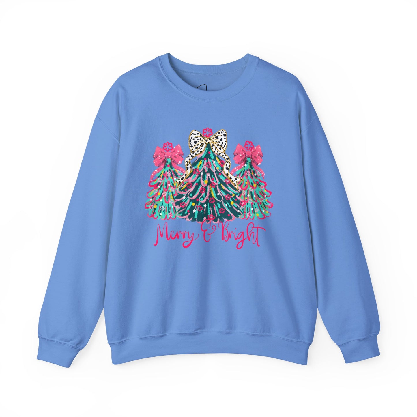 Merry and Bright Heavy Blend™ Crewneck Sweatshirt
