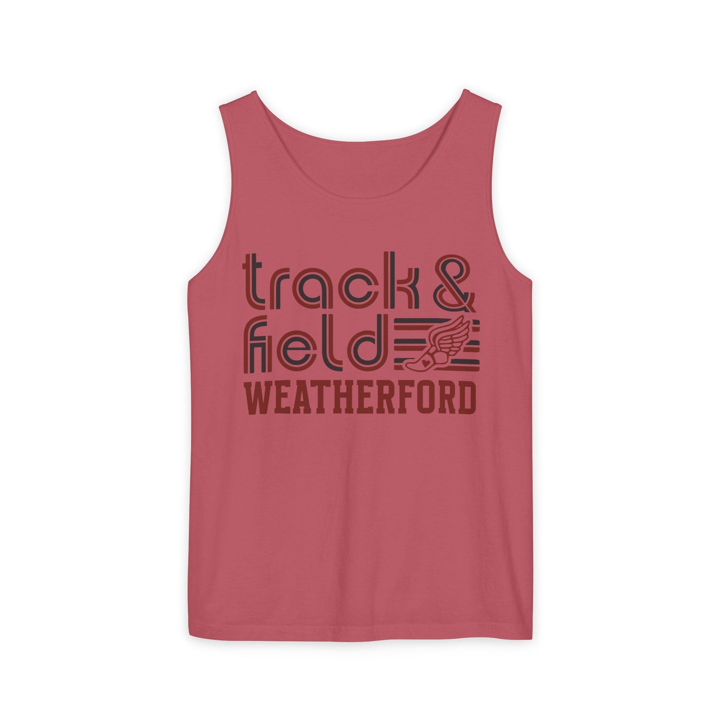 Comfort Colors Track And Field Tank Weatherford