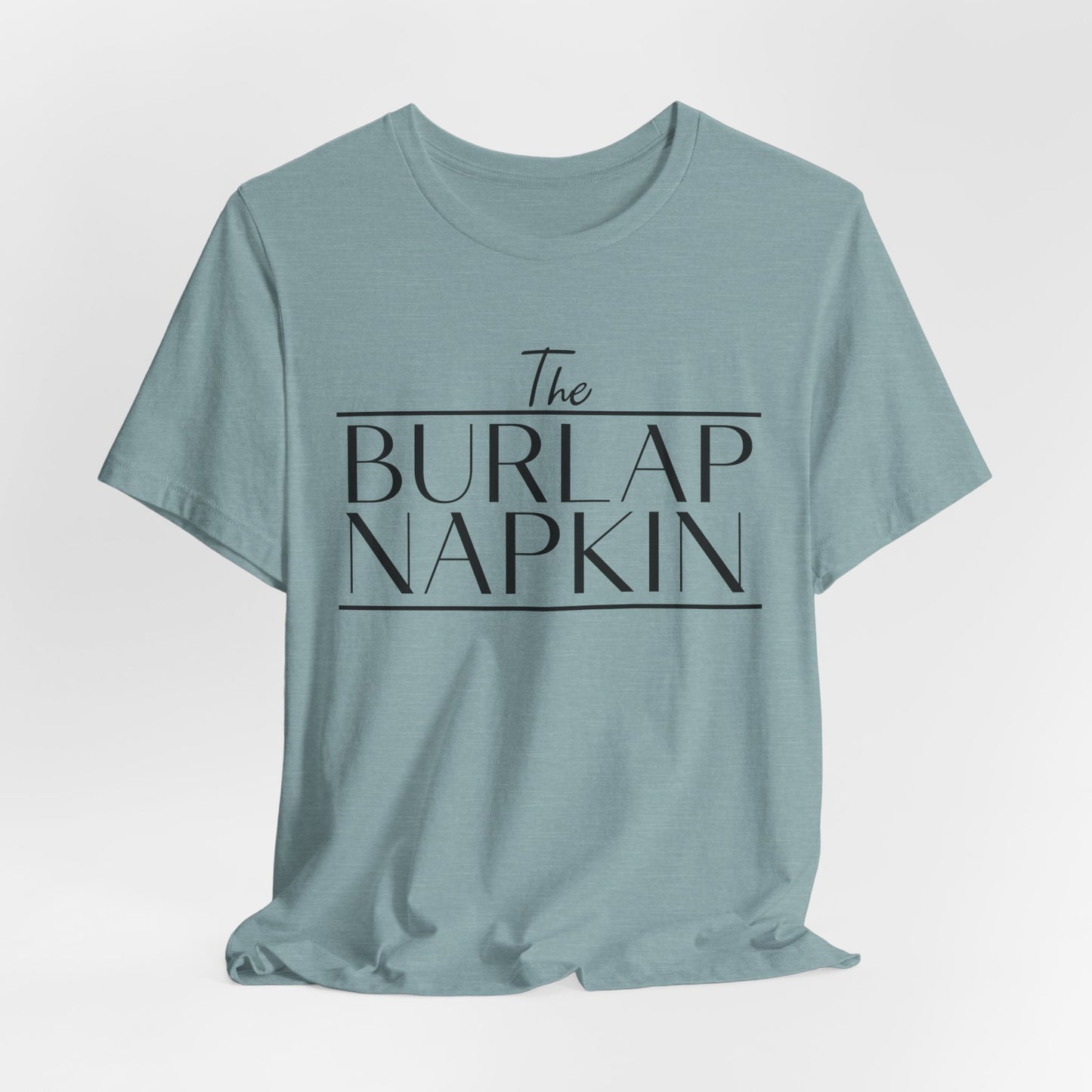 Burlap Napkin Front Only Bella Canvas